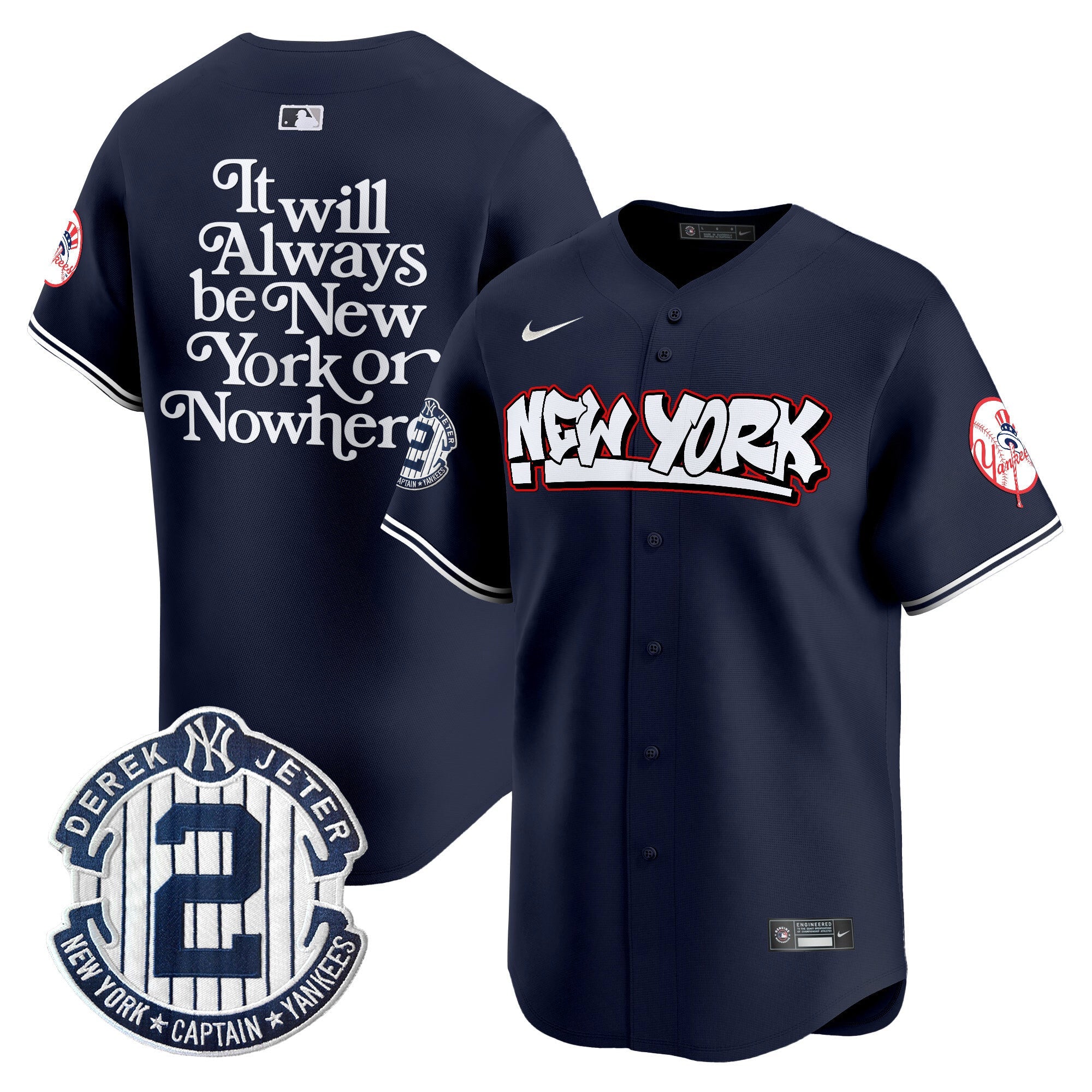 Men’s New York Graffiti Vapor Premier Limited Jersey V2