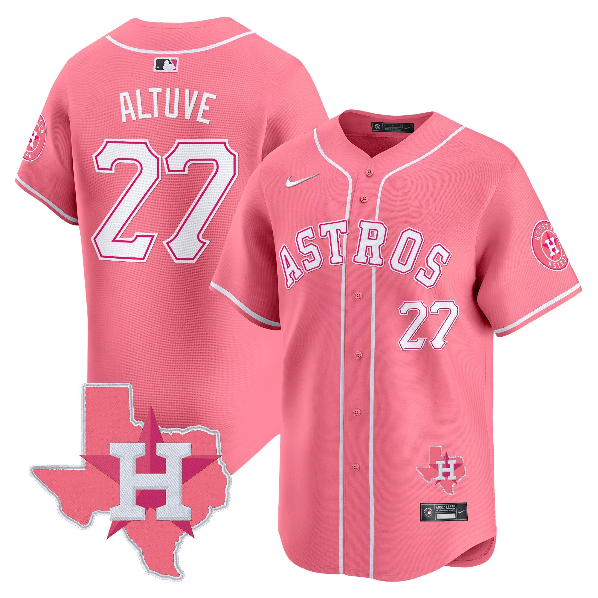 Unisex Bubblegum Pink Vapor Premier Limited Jersey V2
