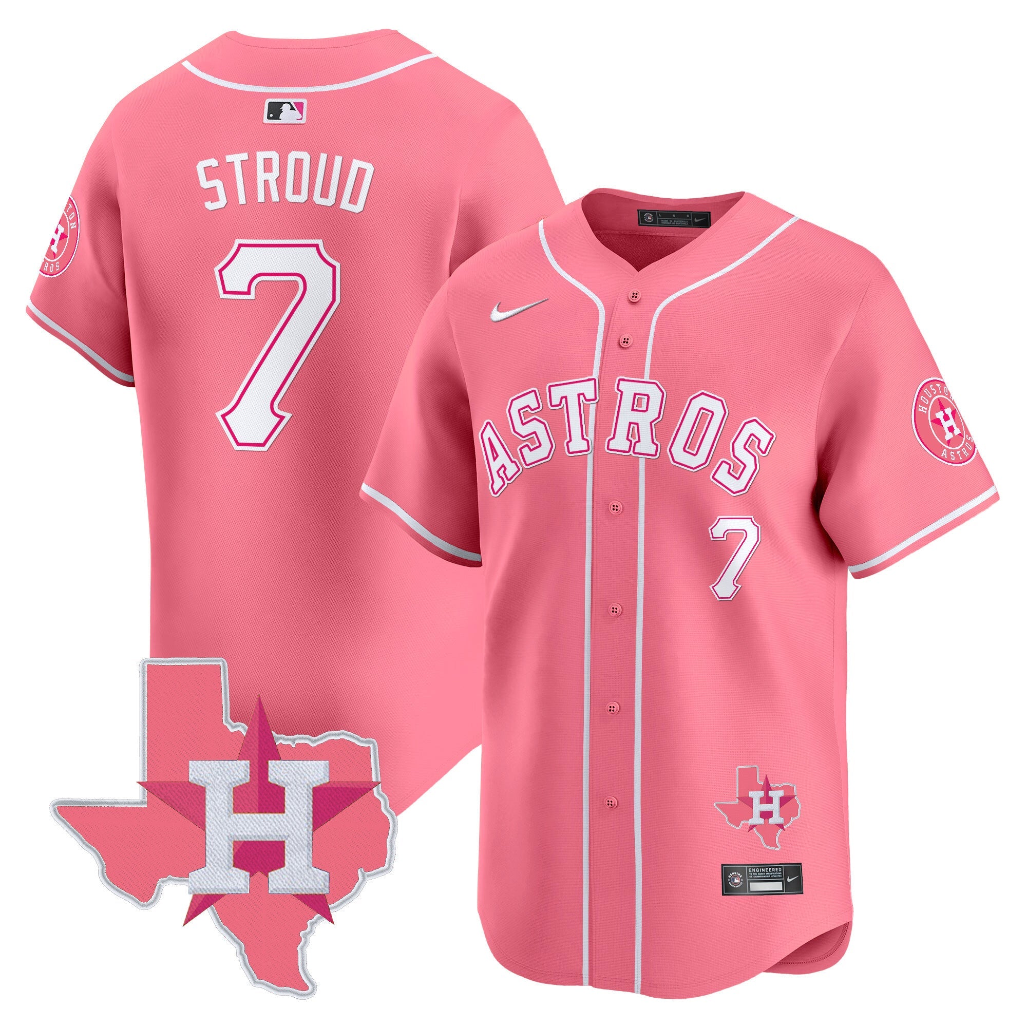 Unisex Bubblegum Pink Vapor Premier Limited Jersey V2