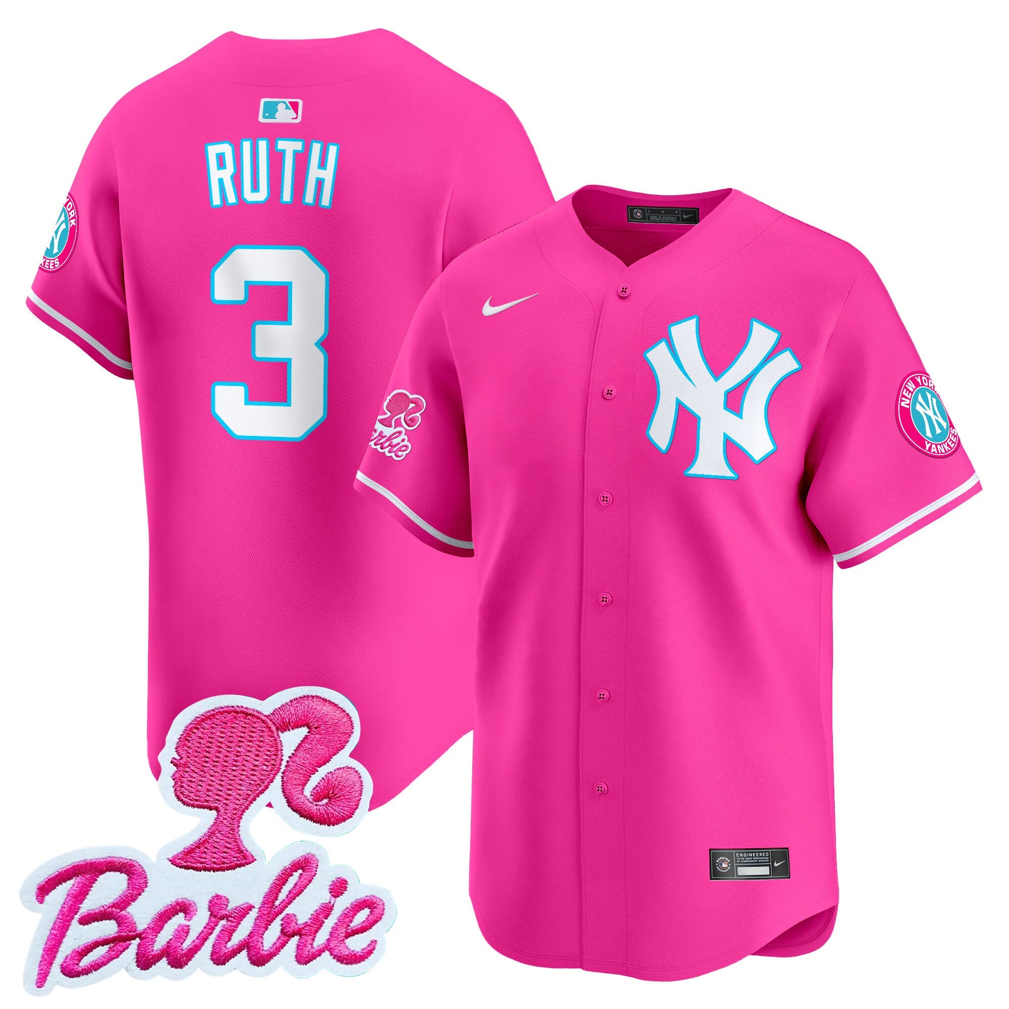 Unisex Barbie Patch Vapor Premier Limited Jersey
