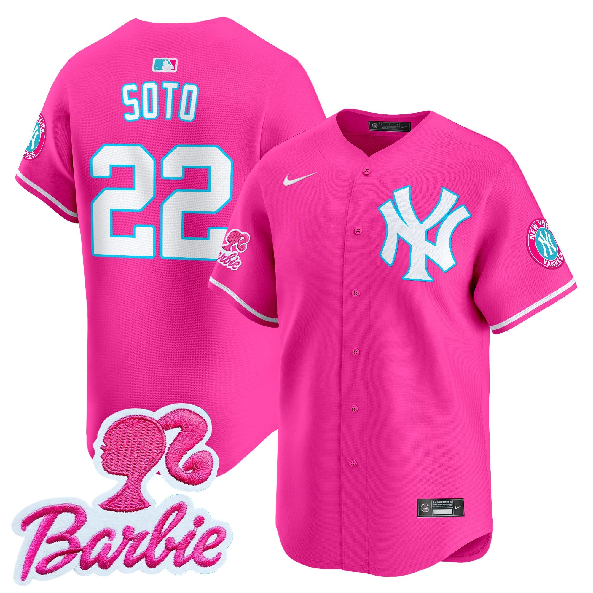 Unisex Barbie Patch Vapor Premier Limited Jersey