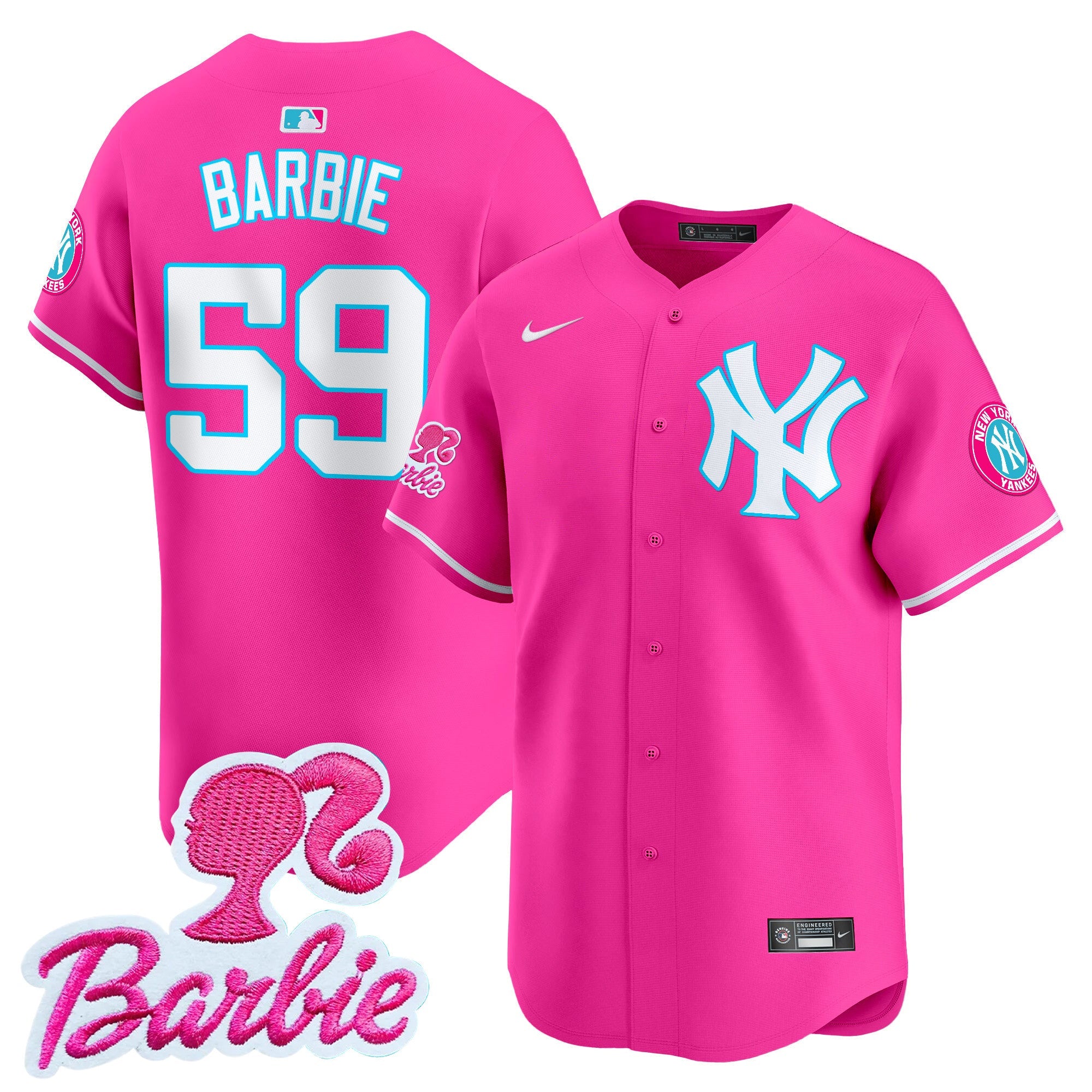 Unisex Barbie Patch Vapor Premier Limited Jersey