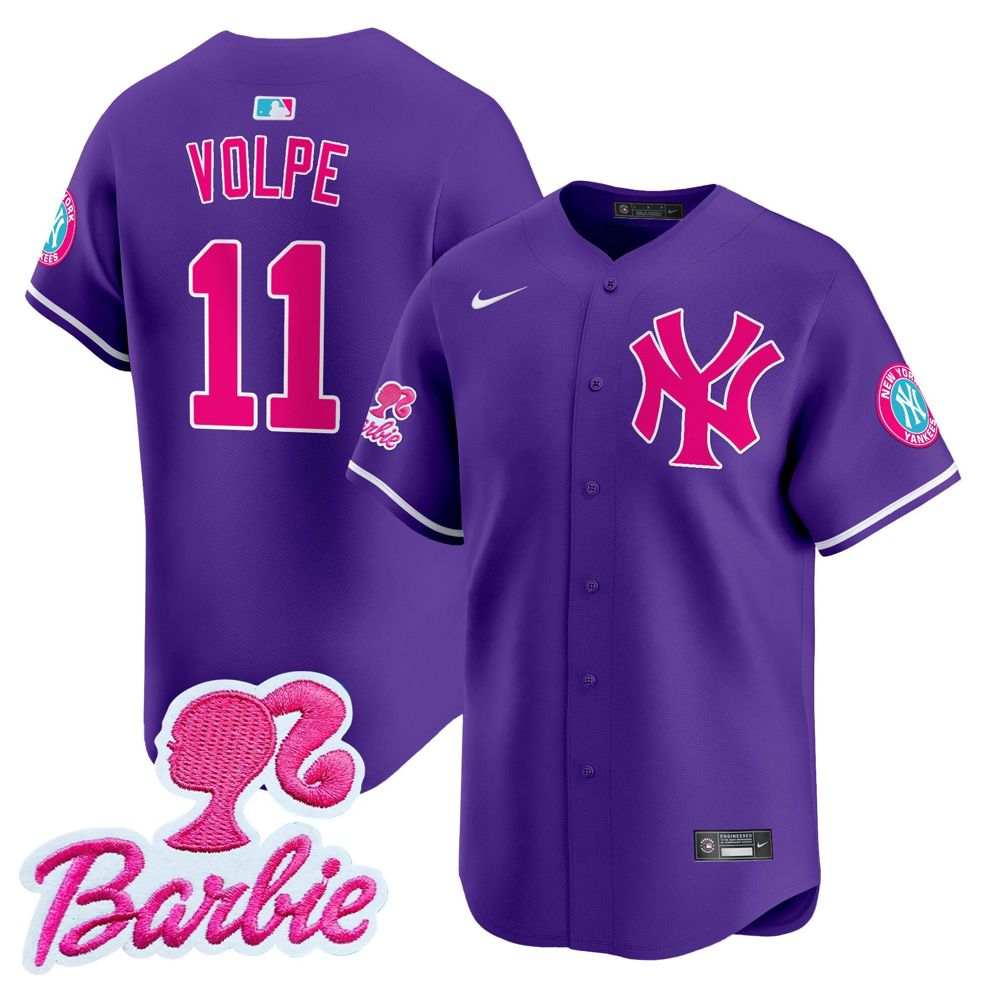 Unisex Barbie Patch Vapor Premier Limited Jersey