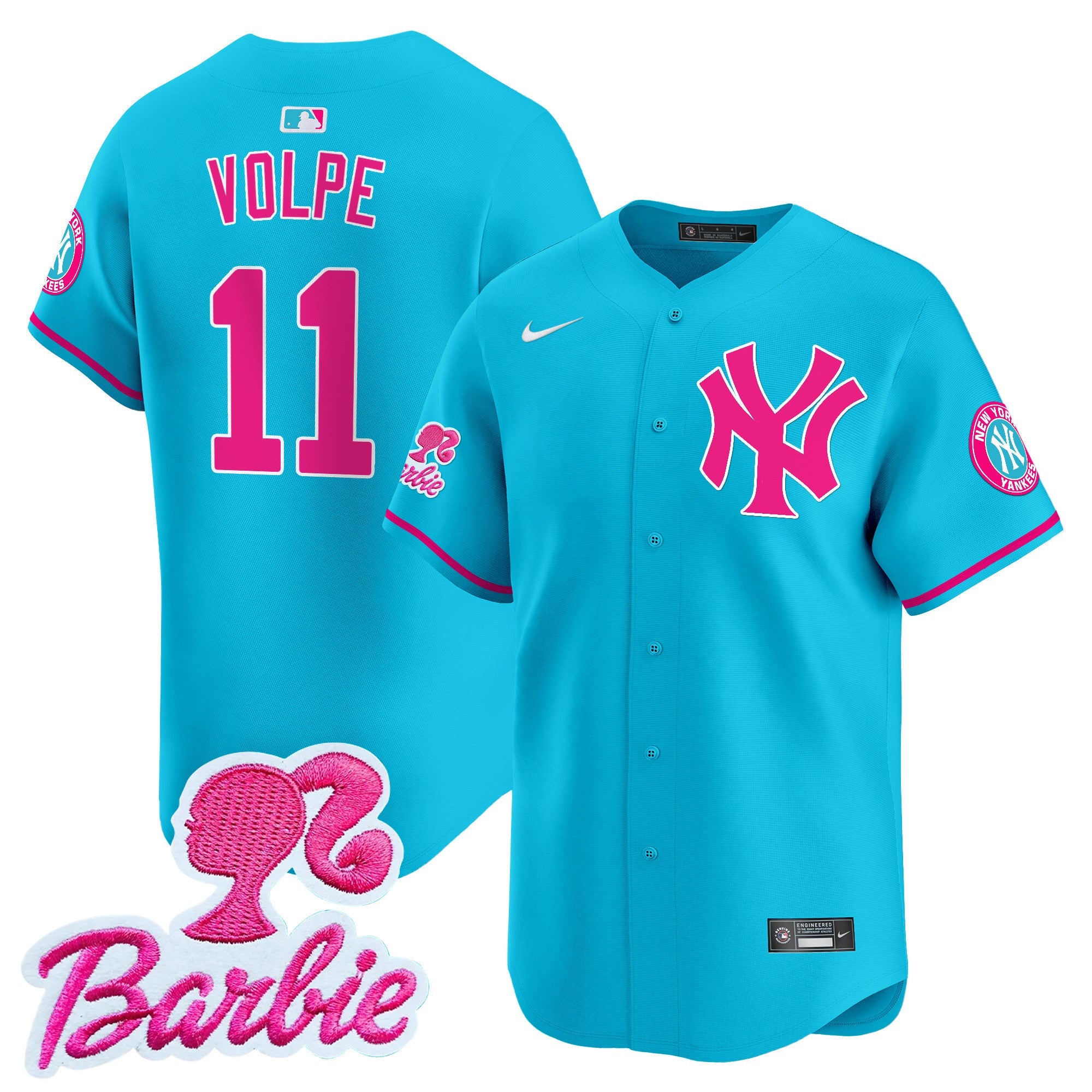 Unisex Barbie Patch Vapor Premier Limited Jersey