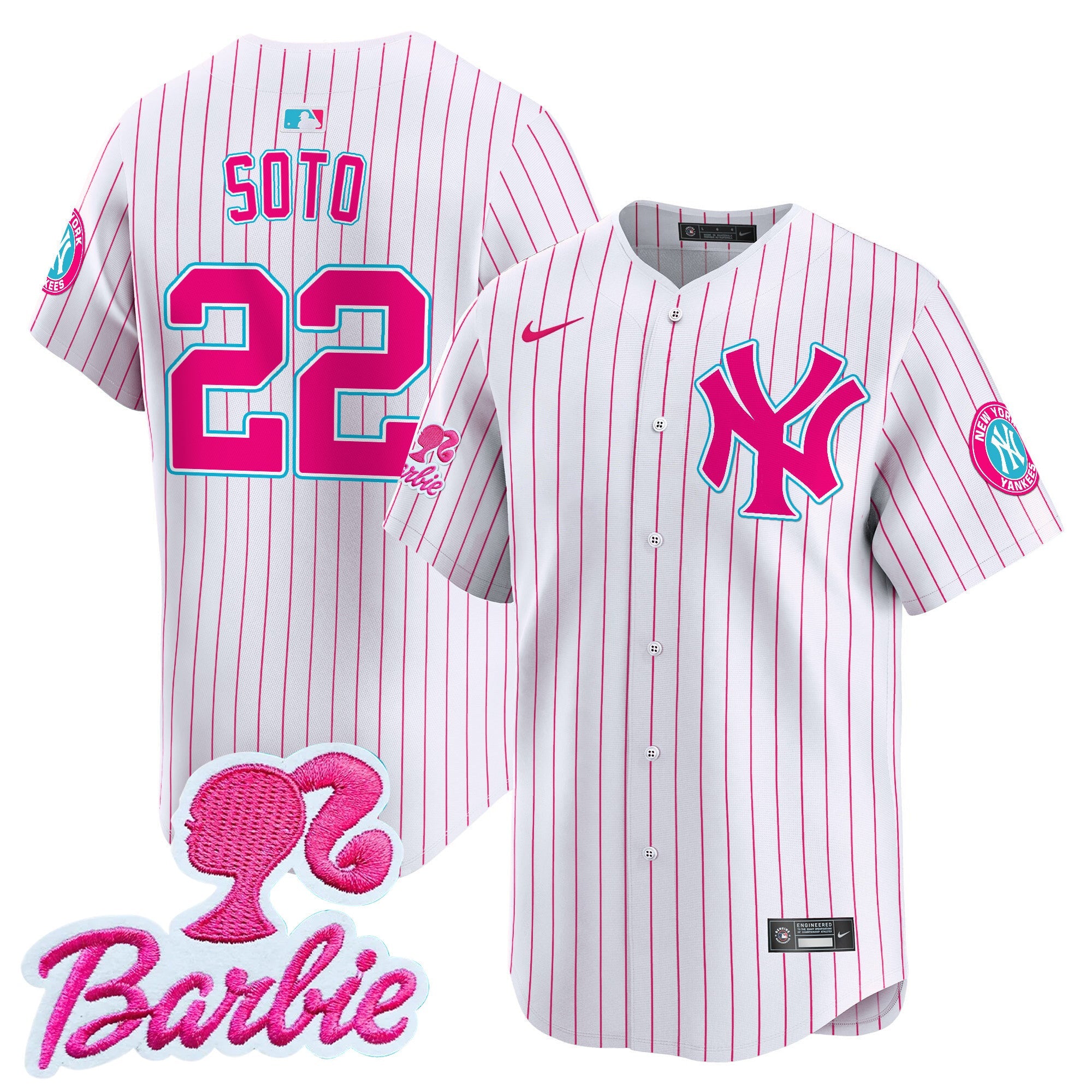 Unisex Barbie Patch Vapor Premier Limited Jersey