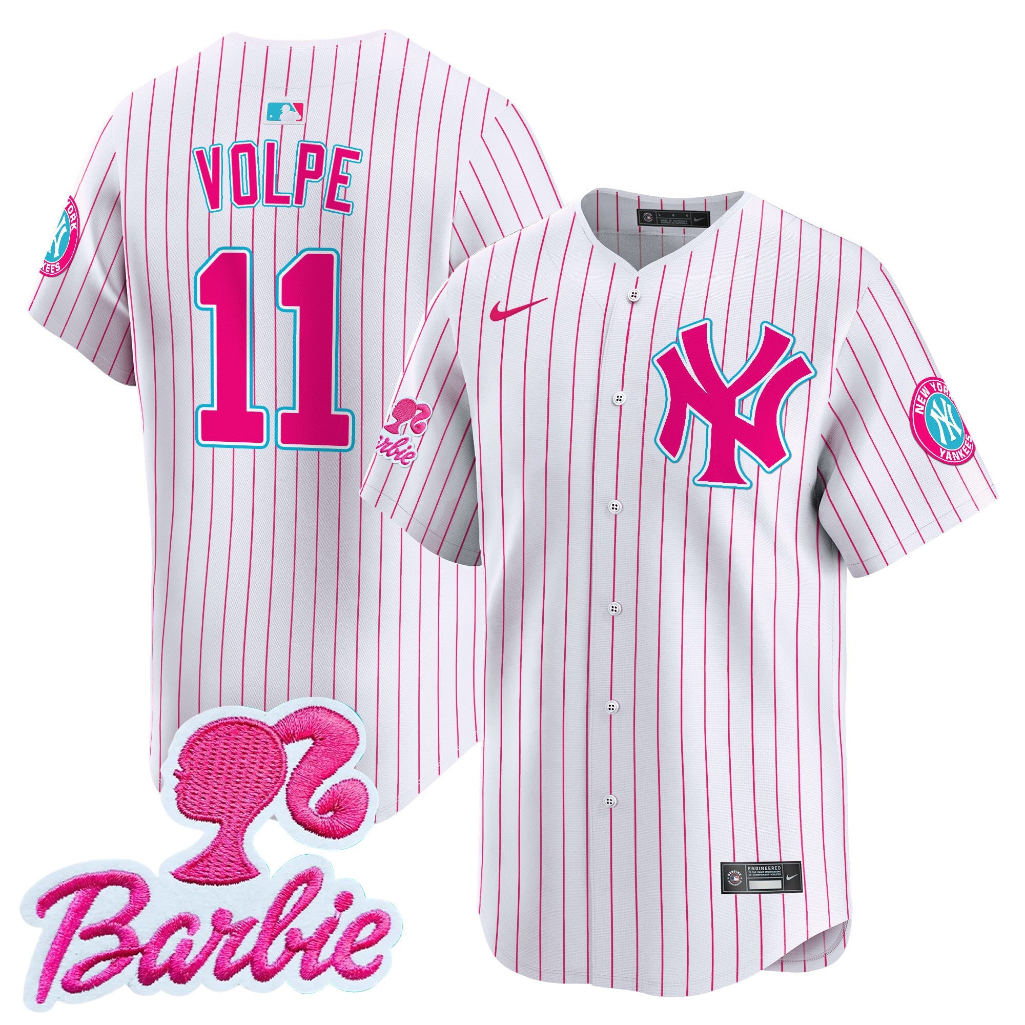 Unisex Barbie Patch Vapor Premier Limited Jersey