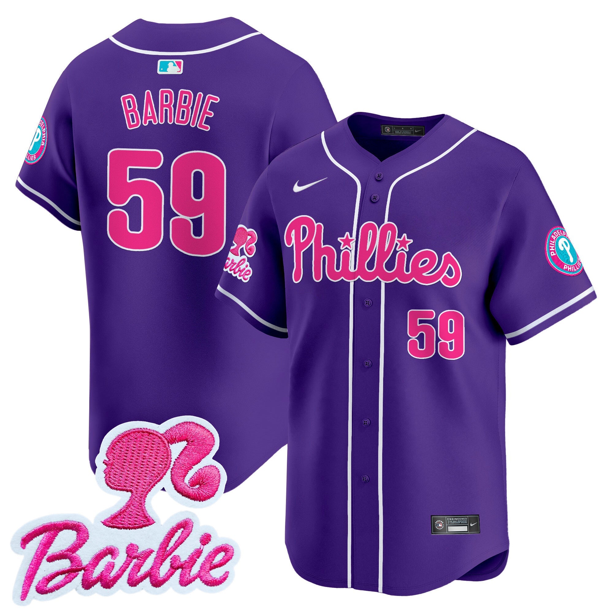 Unisex Barbie Patch Vapor Premier Limited Jersey