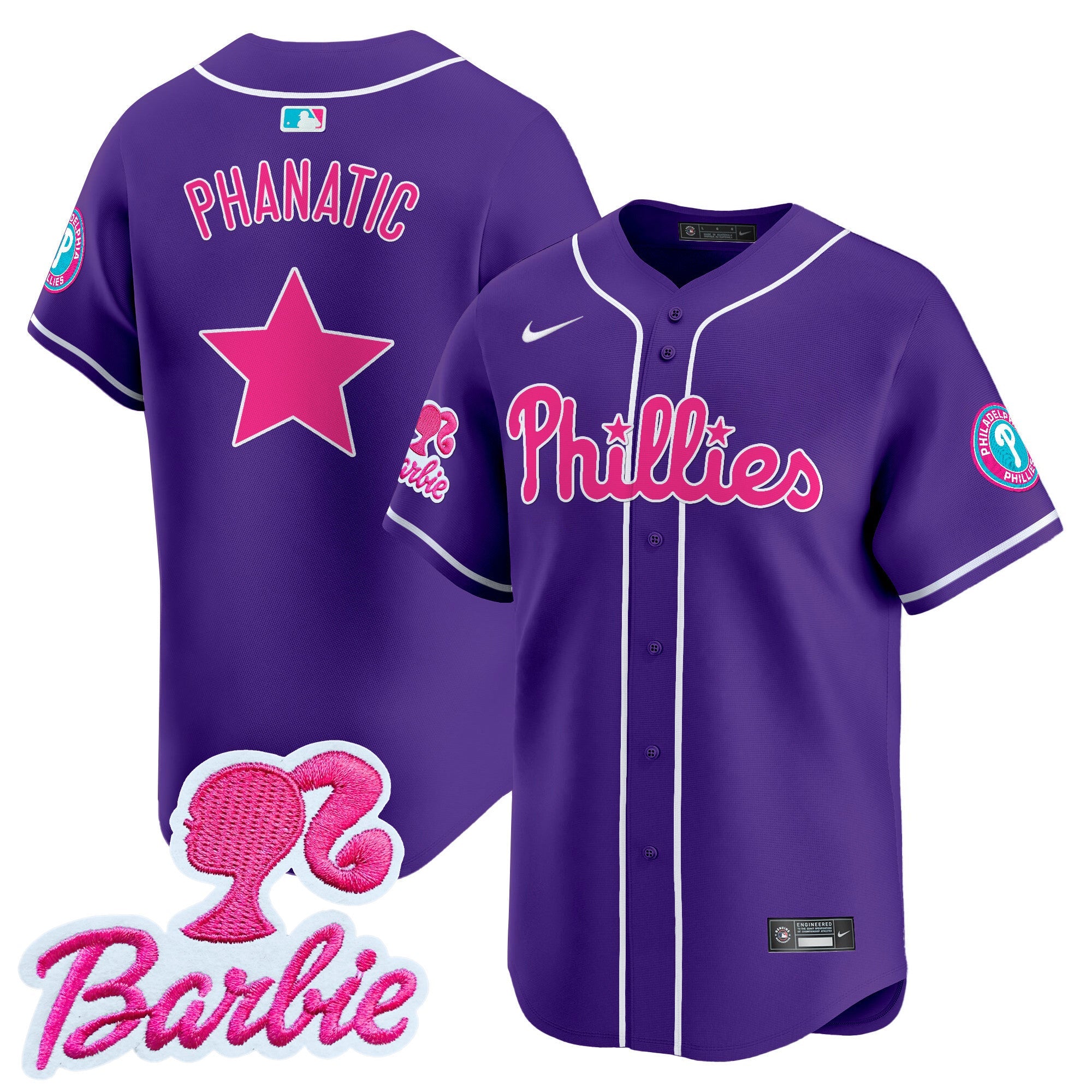 Unisex Barbie Patch Vapor Premier Limited Jersey