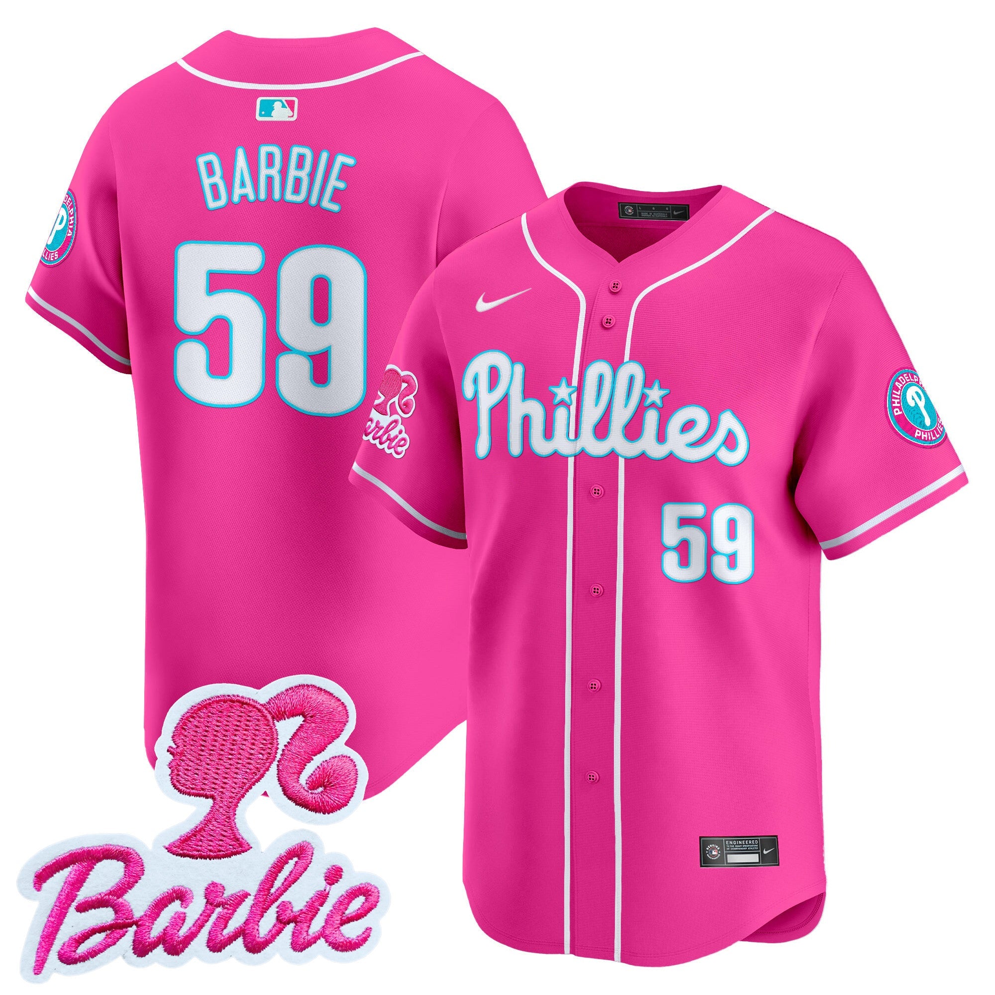 Unisex Barbie Patch Vapor Premier Limited Jersey