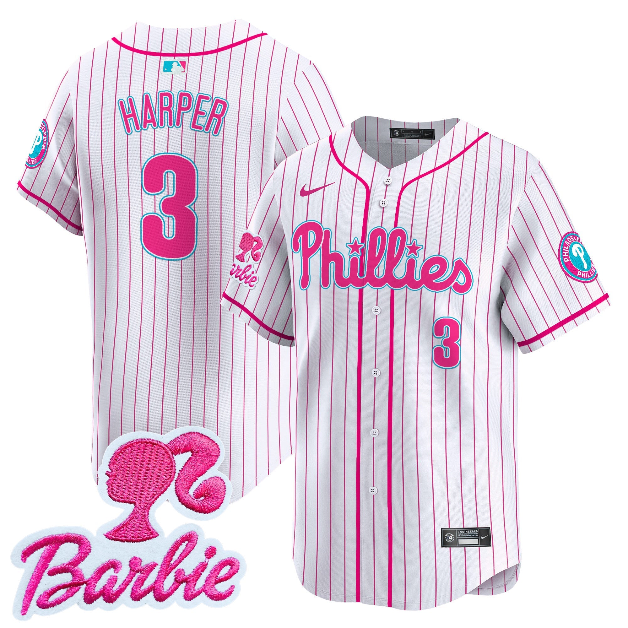 Unisex Barbie Patch Vapor Premier Limited Jersey