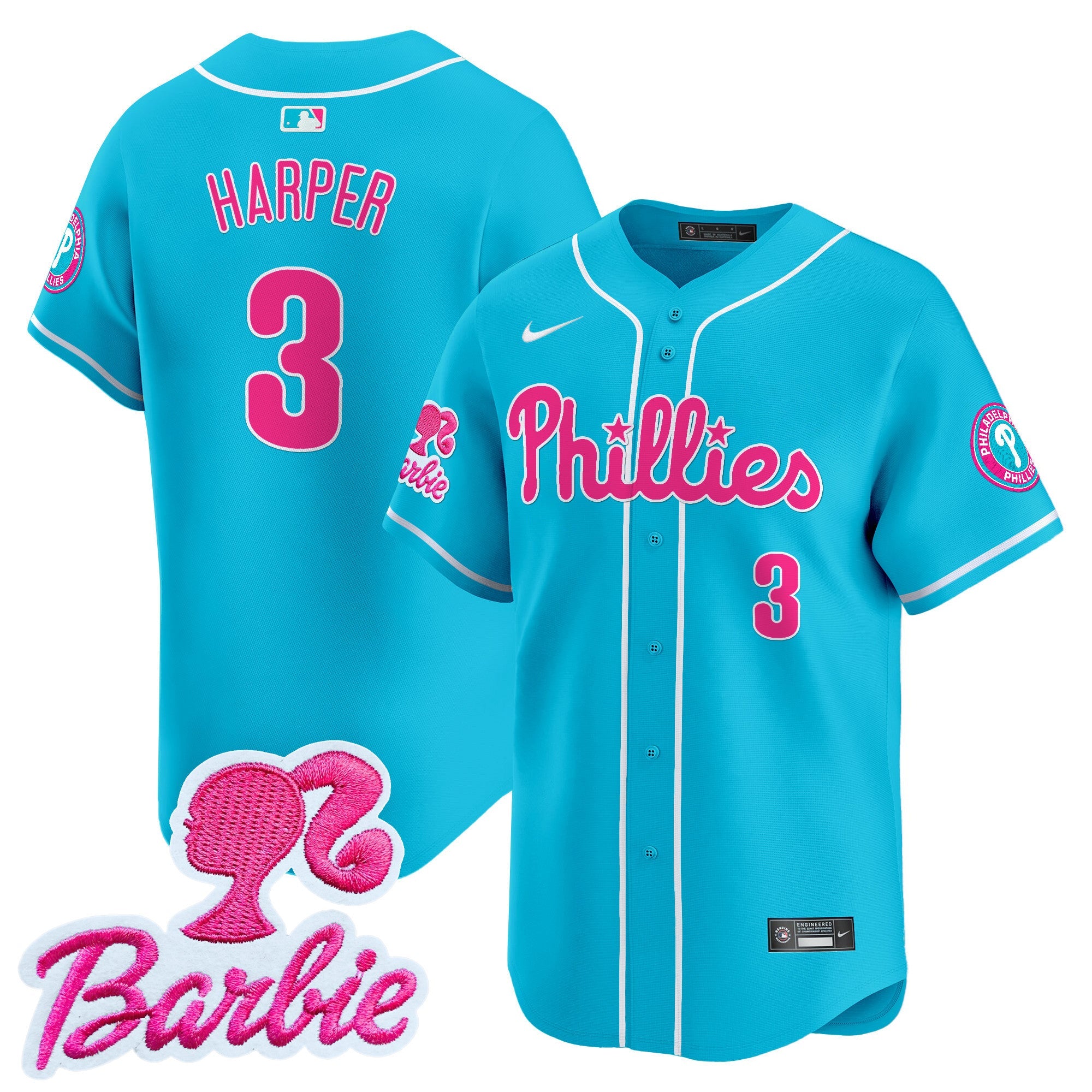 Unisex Barbie Patch Vapor Premier Limited Jersey