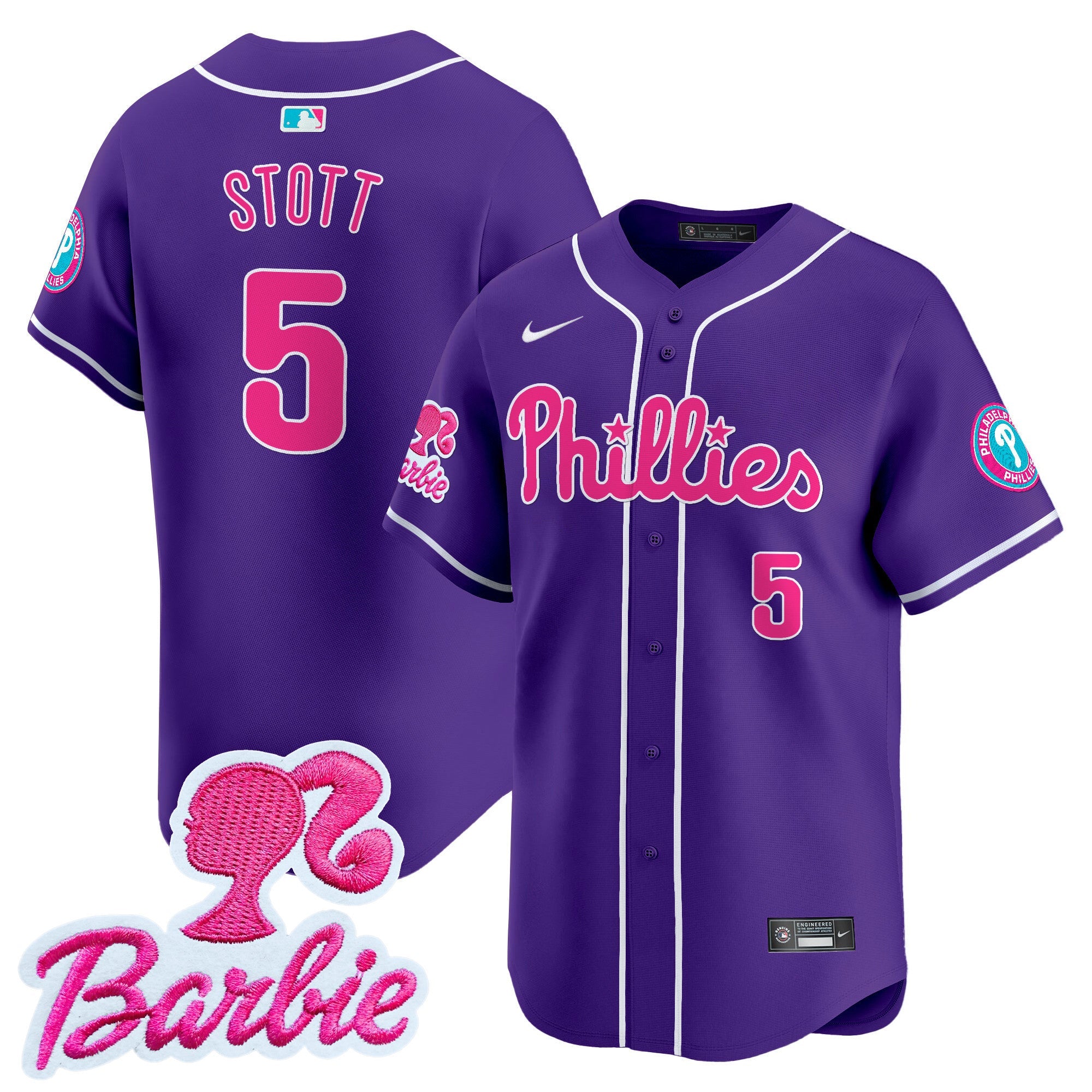 Unisex Barbie Patch Vapor Premier Limited Jersey