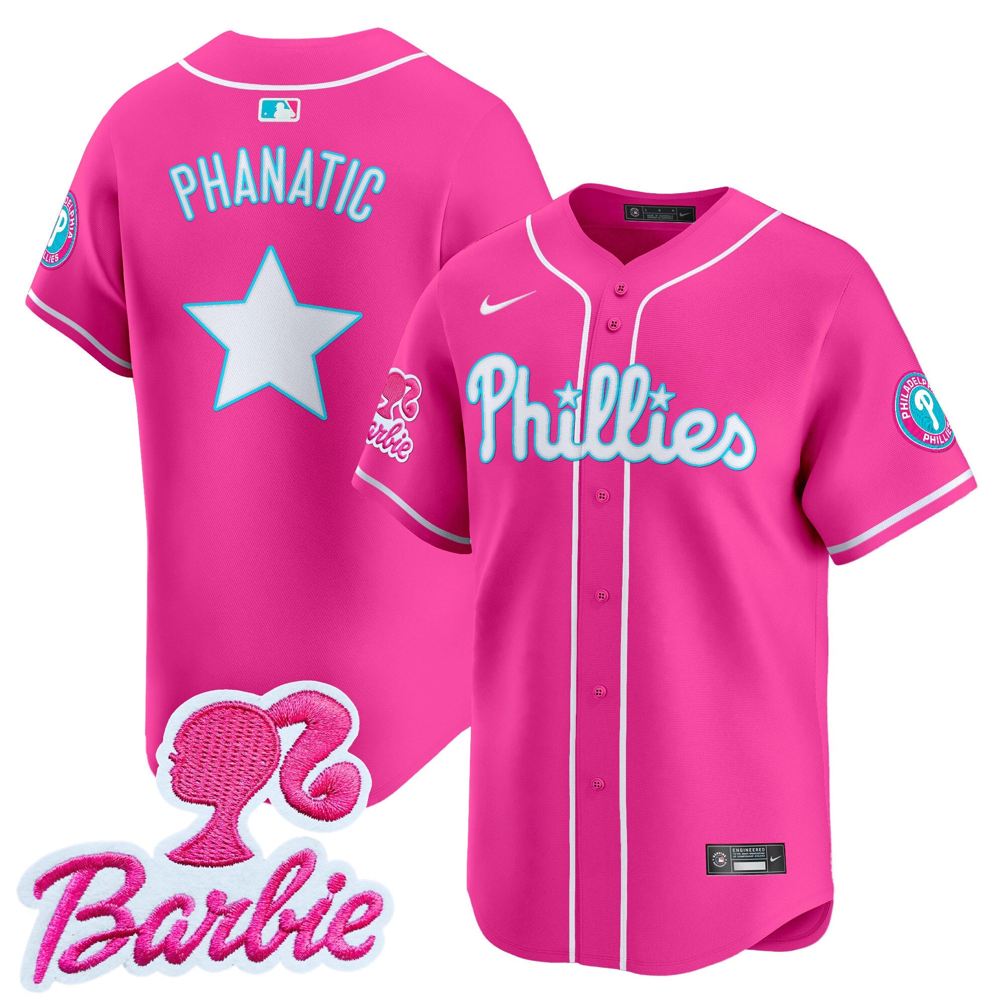 Unisex Barbie Patch Vapor Premier Limited Jersey