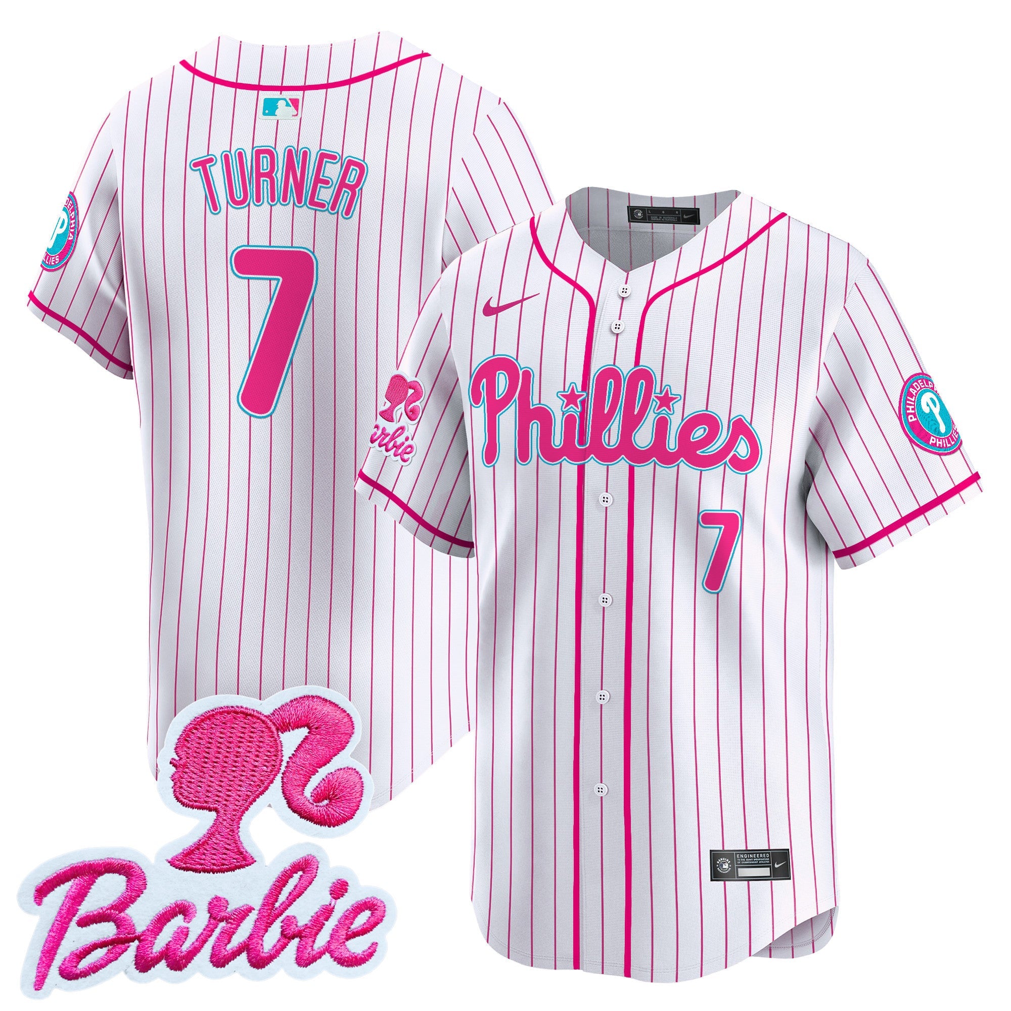 Unisex Barbie Patch Vapor Premier Limited Jersey