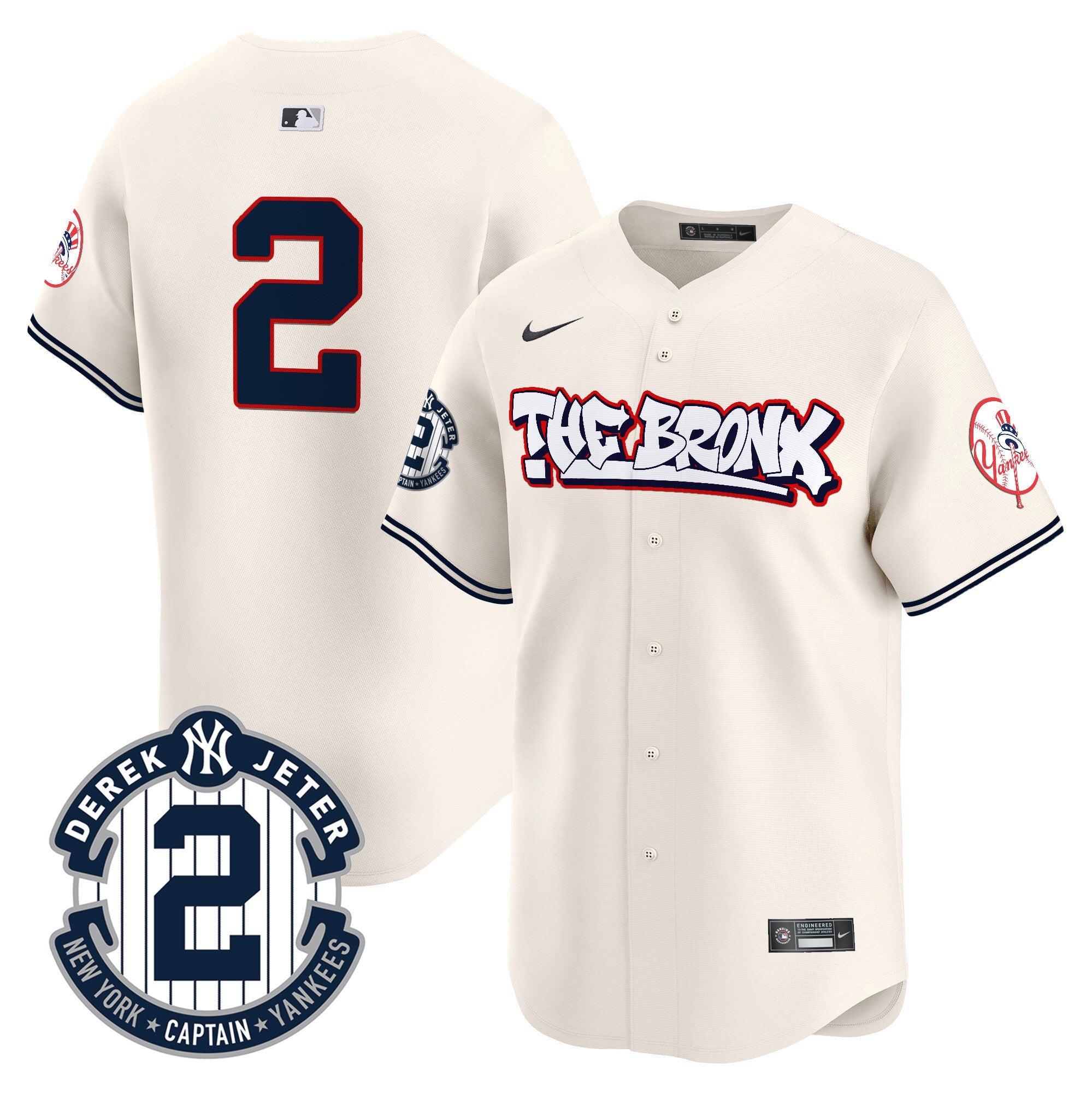 Men’s New York The Bronx Graffiti Vapor Premier Limited Jersey V8