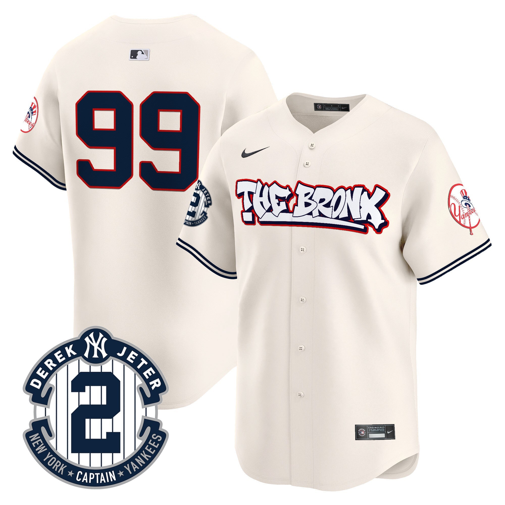Men’s New York The Bronx Graffiti Vapor Premier Limited Jersey V8