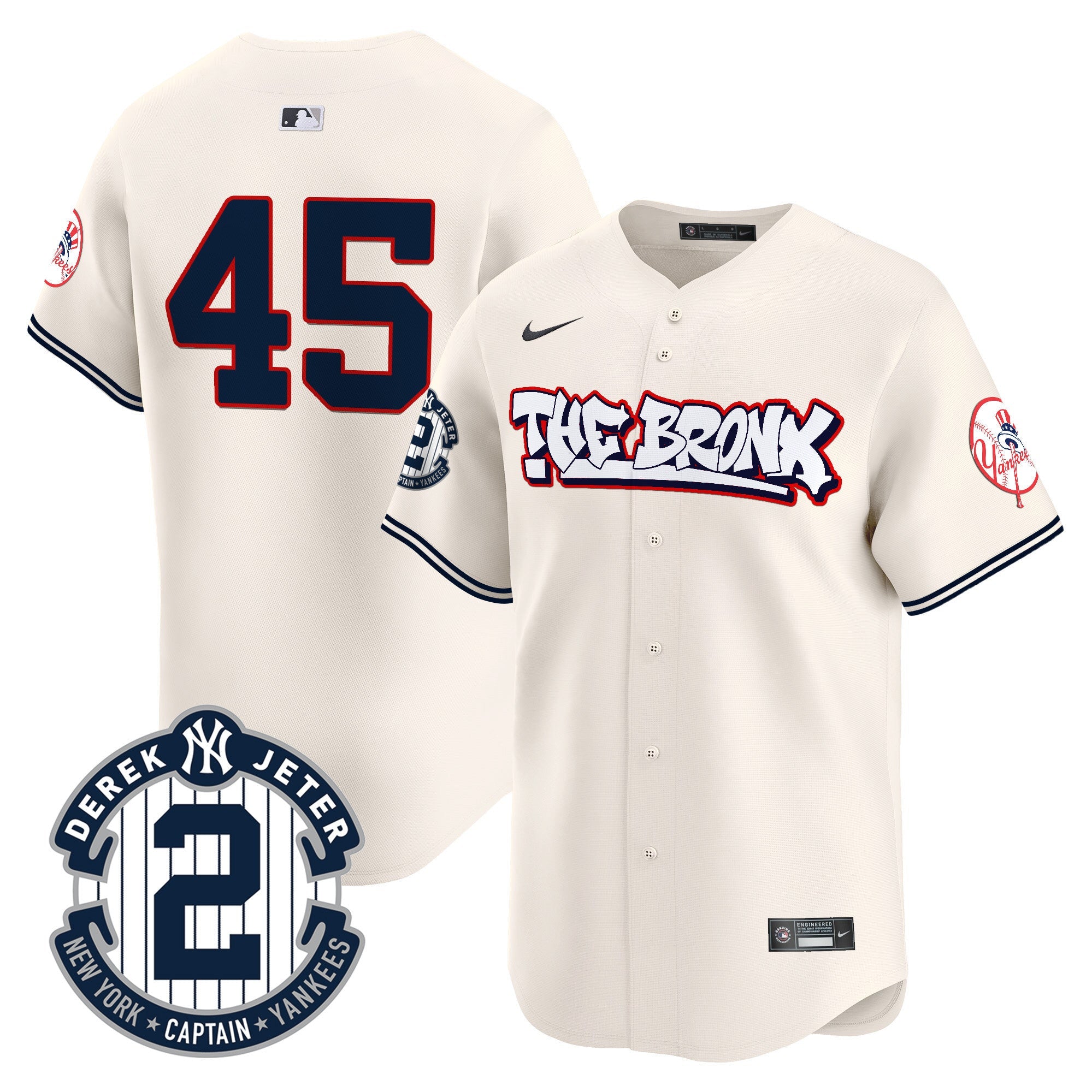 Men’s New York The Bronx Graffiti Vapor Premier Limited Jersey V8