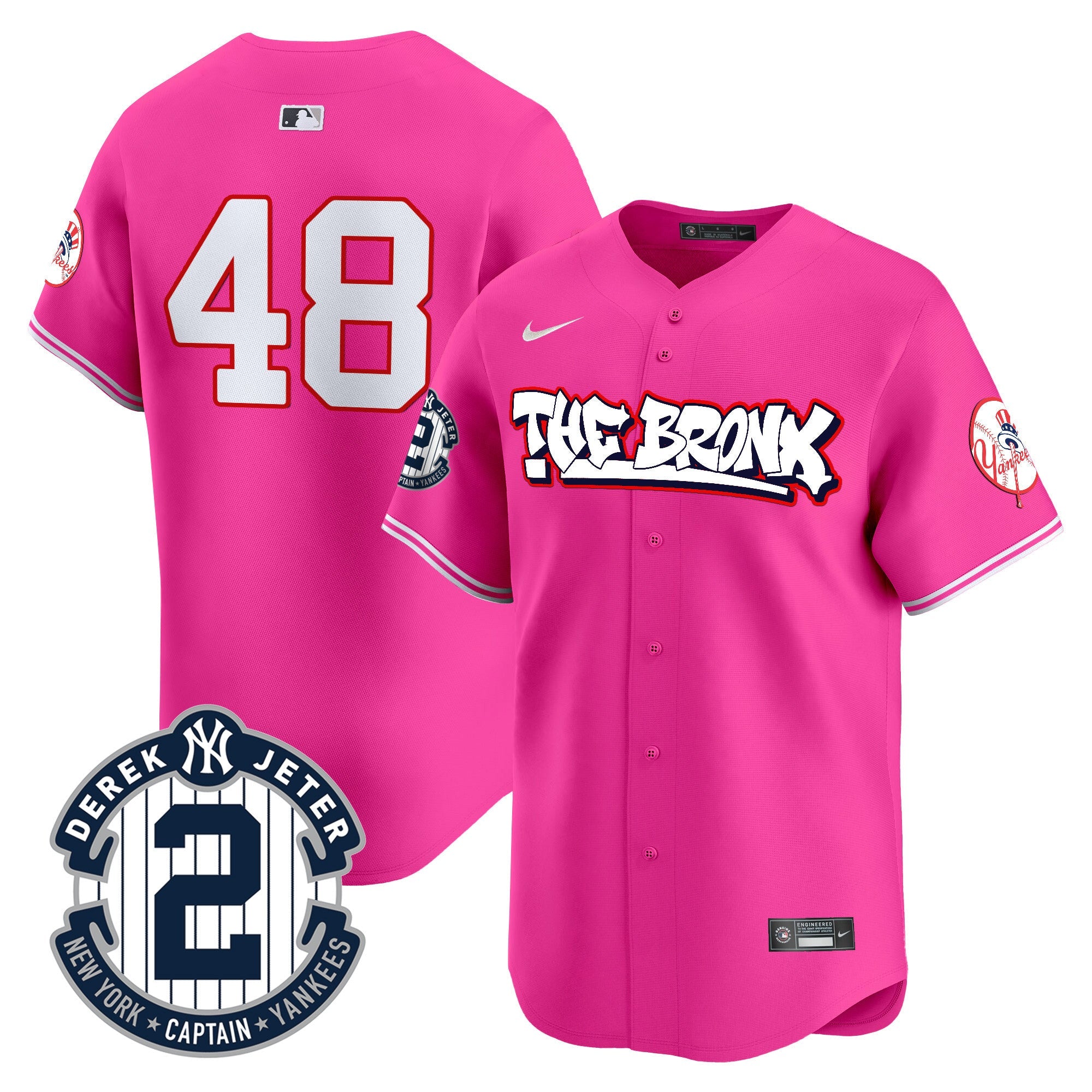 Men’s New York The Bronx Graffiti Vapor Premier Limited Jersey V8