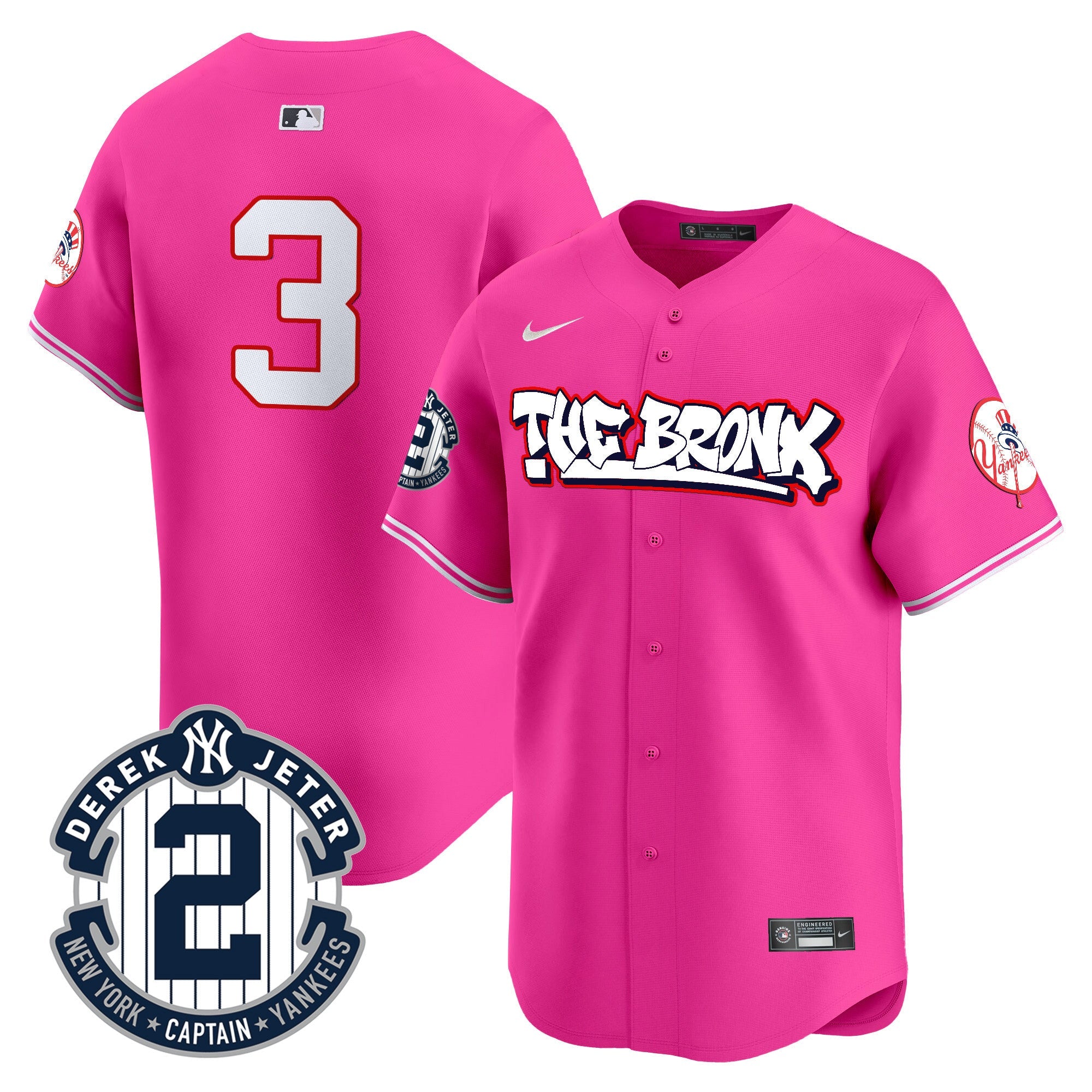 Men’s New York The Bronx Graffiti Vapor Premier Limited Jersey V8