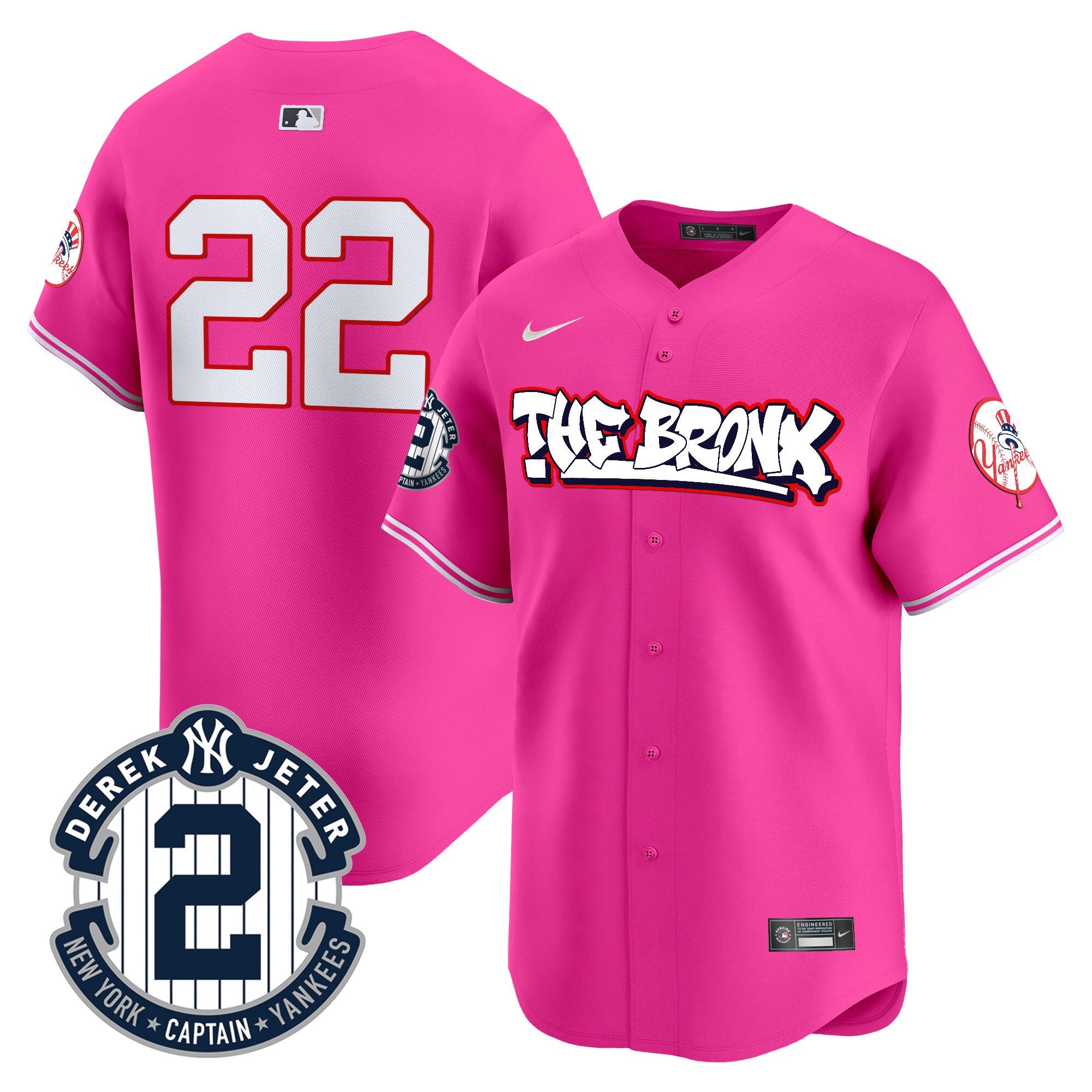 Men’s New York The Bronx Graffiti Vapor Premier Limited Jersey V8