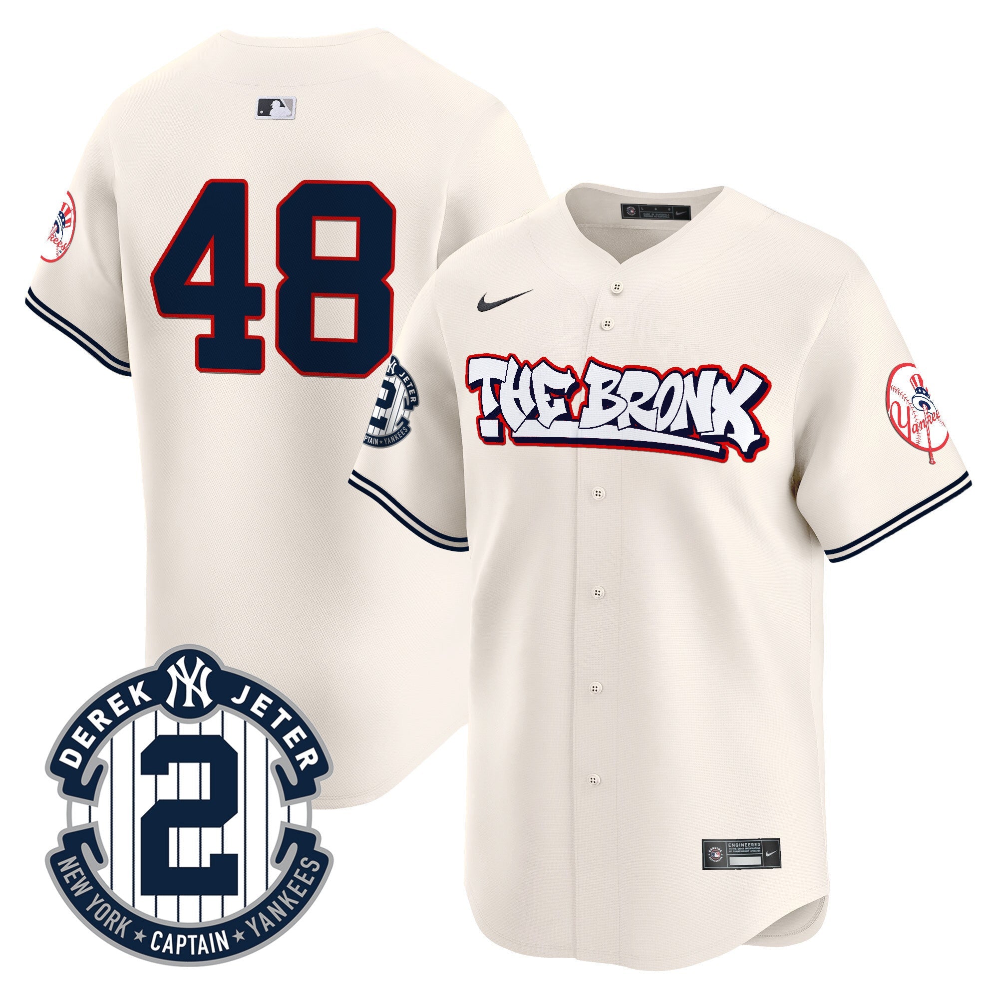 Men’s New York The Bronx Graffiti Vapor Premier Limited Jersey V8
