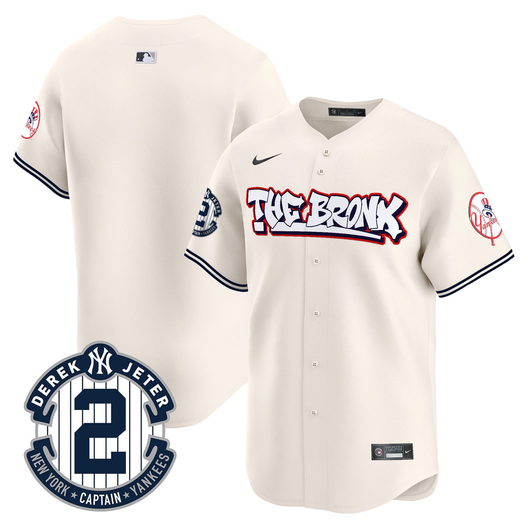 Men’s New York The Bronx Graffiti Vapor Premier Limited Jersey V8