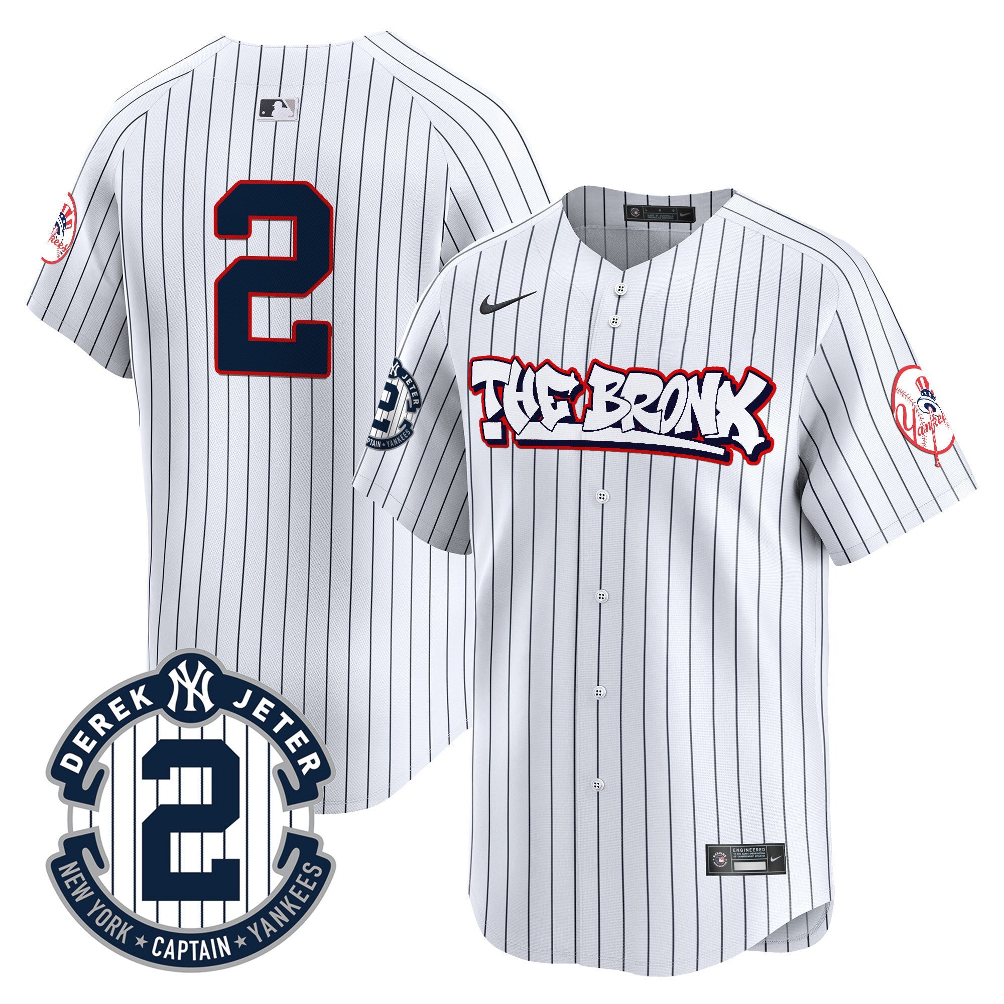 Men’s New York The Bronx Graffiti Vapor Premier Limited Jersey V8