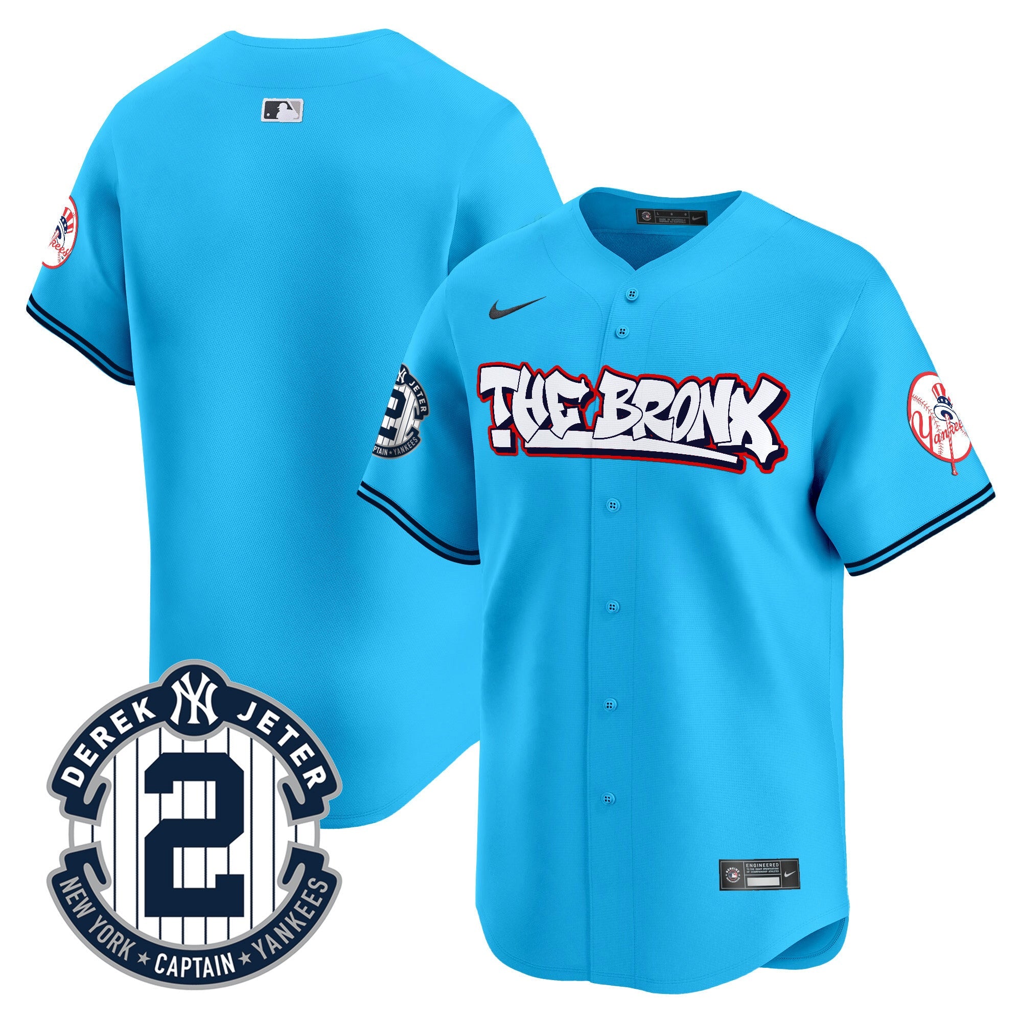 Men’s New York The Bronx Graffiti Vapor Premier Limited Jersey V8