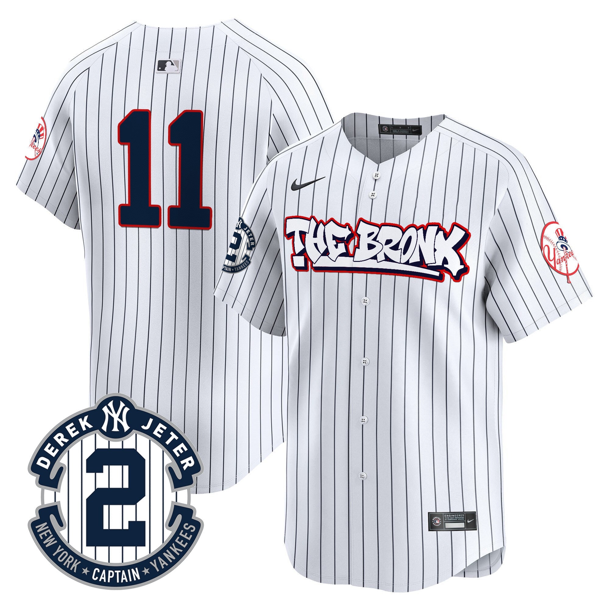 Men’s New York The Bronx Graffiti Vapor Premier Limited Jersey V8