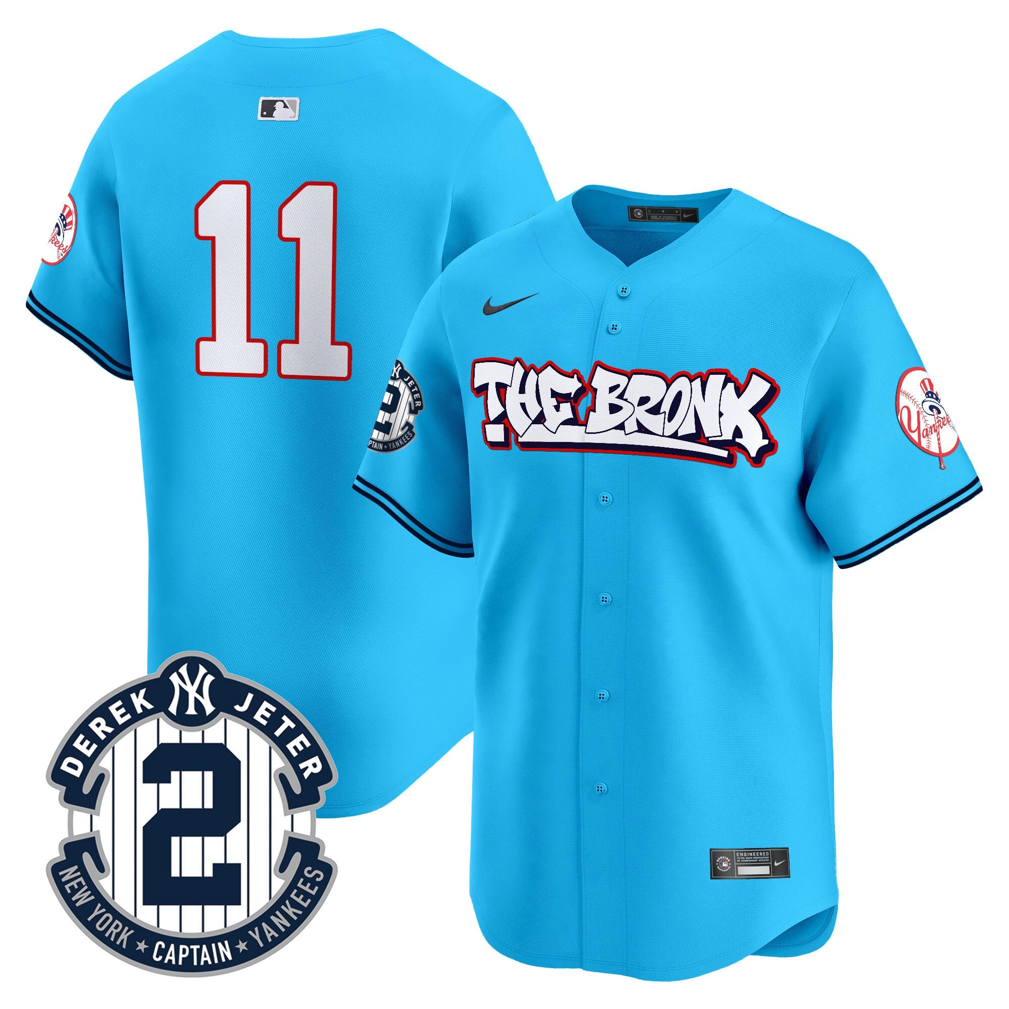 Men’s New York The Bronx Graffiti Vapor Premier Limited Jersey V8