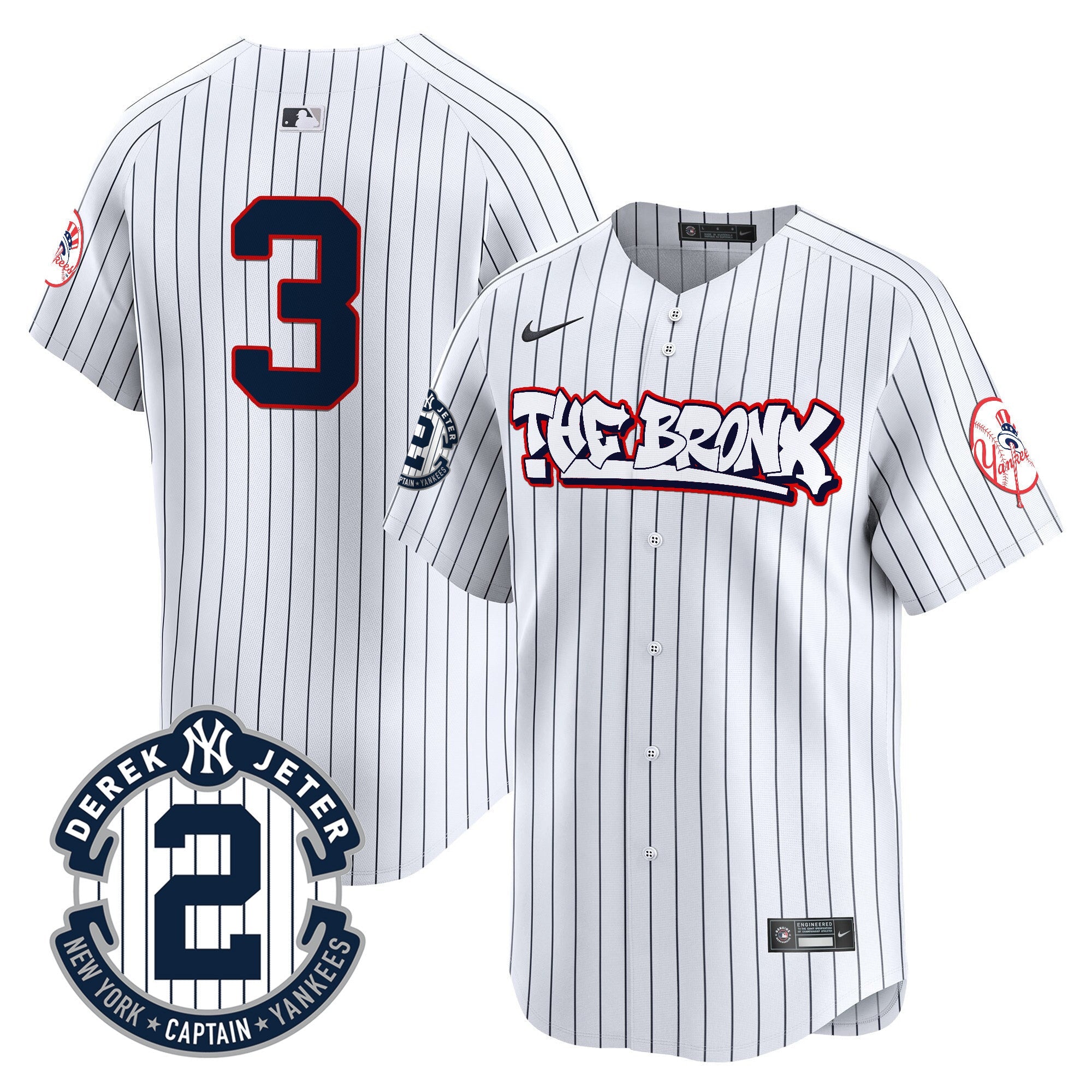 Men’s New York The Bronx Graffiti Vapor Premier Limited Jersey V8