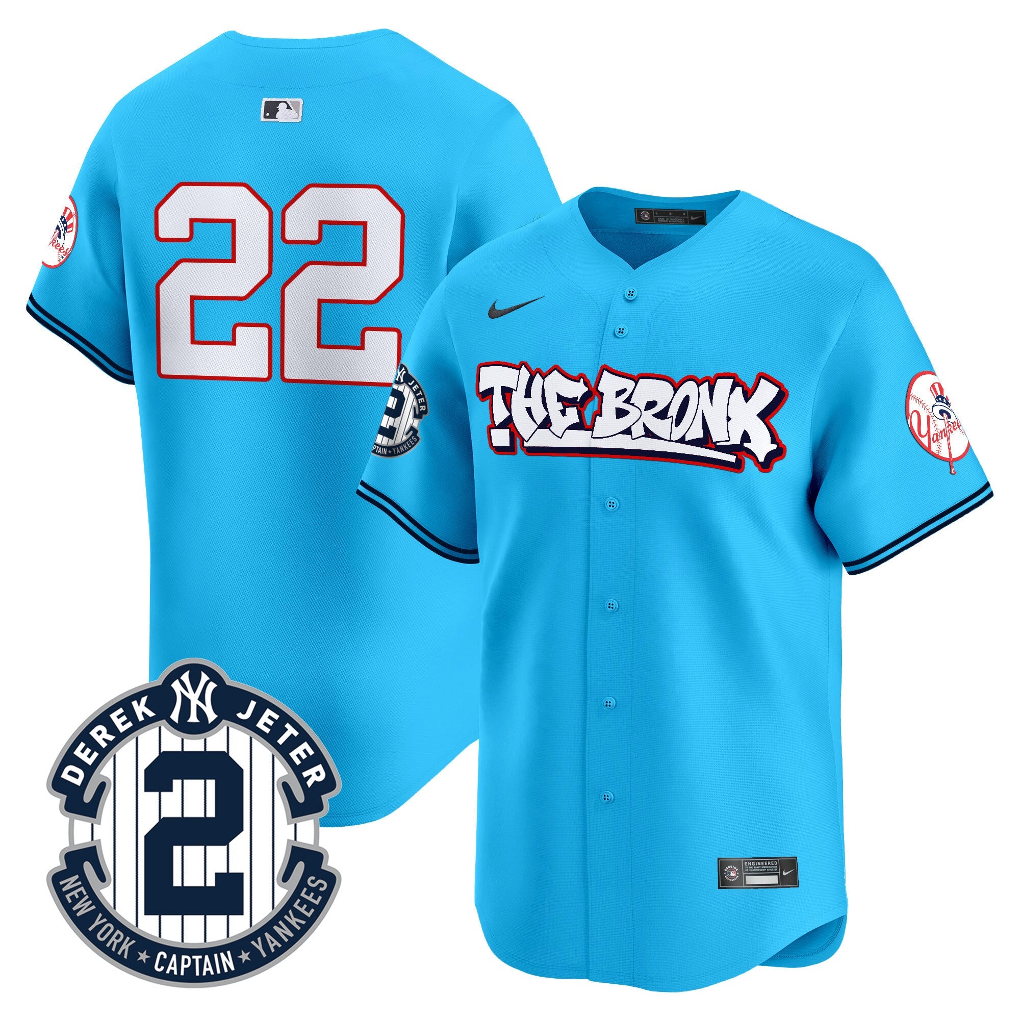 Men’s New York The Bronx Graffiti Vapor Premier Limited Jersey V8