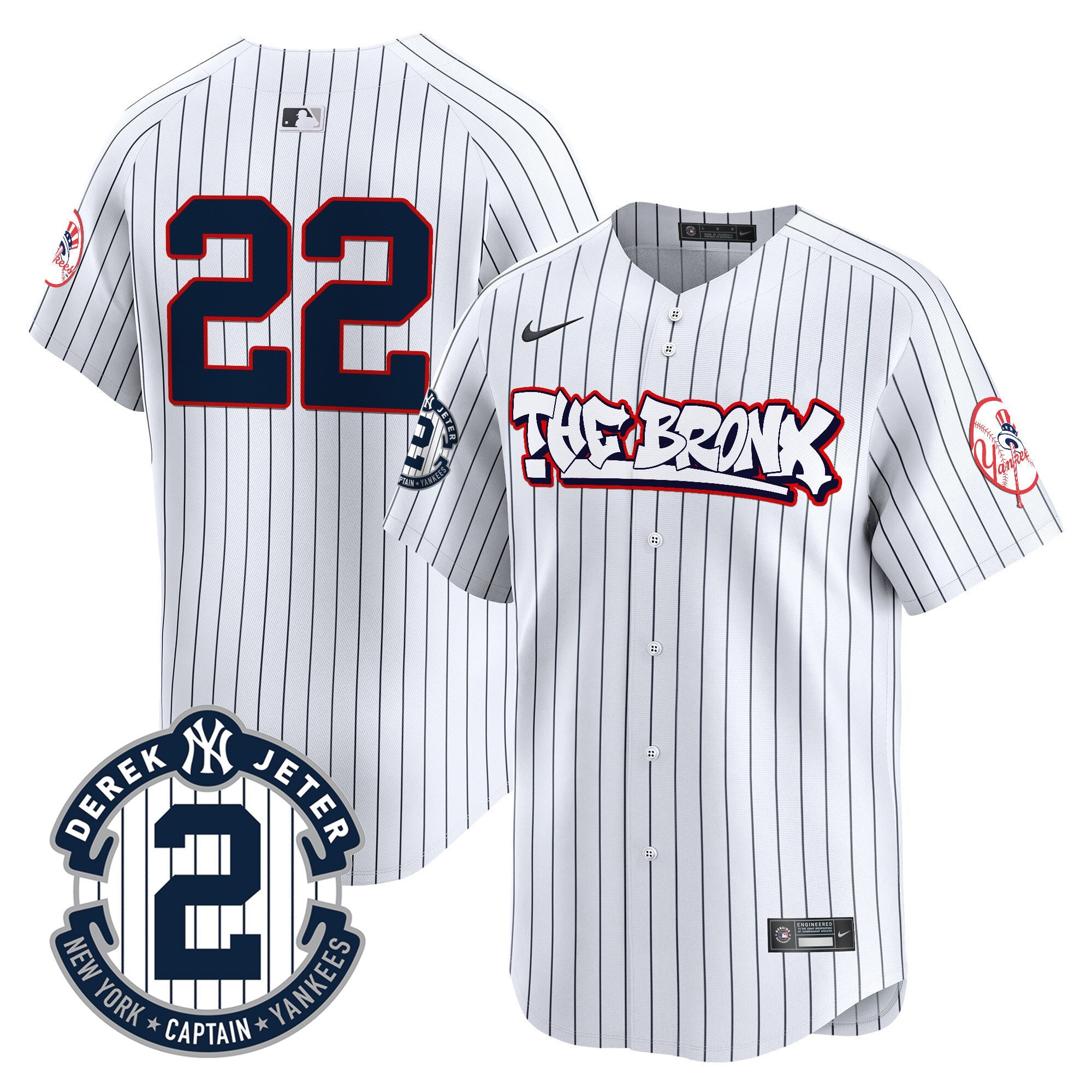 Men’s New York The Bronx Graffiti Vapor Premier Limited Jersey V8