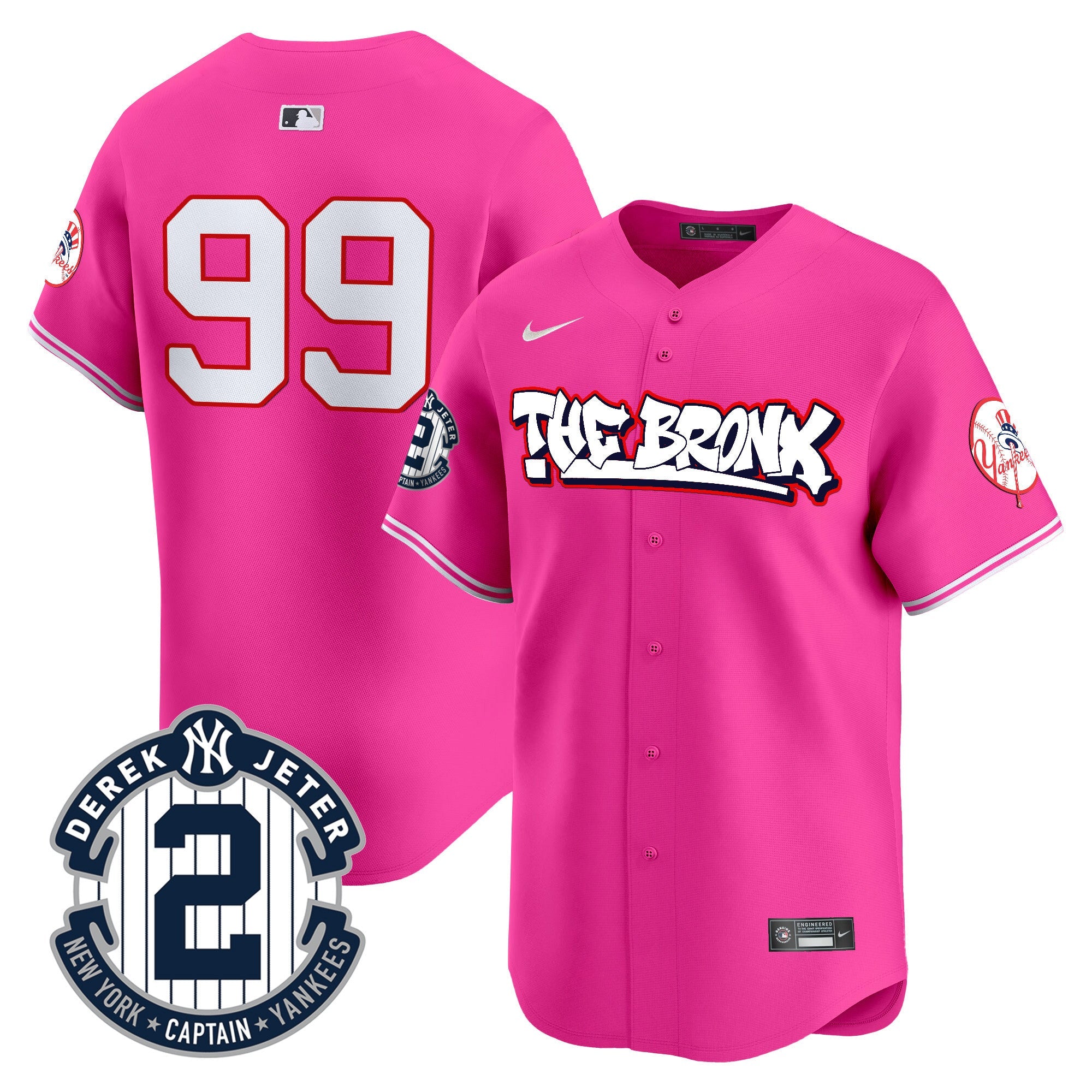 Men’s New York The Bronx Graffiti Vapor Premier Limited Jersey V8