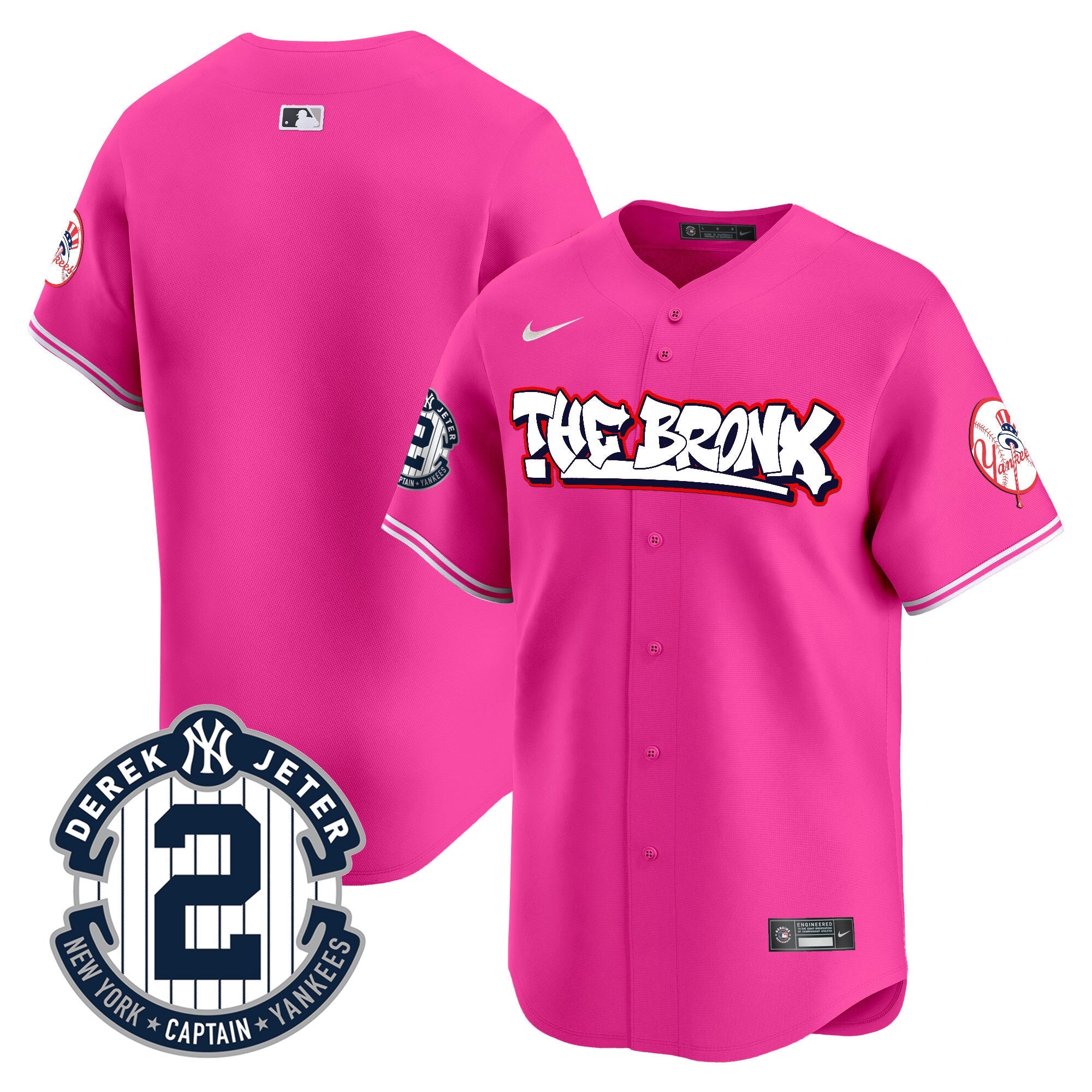 Men’s New York The Bronx Graffiti Vapor Premier Limited Jersey V8