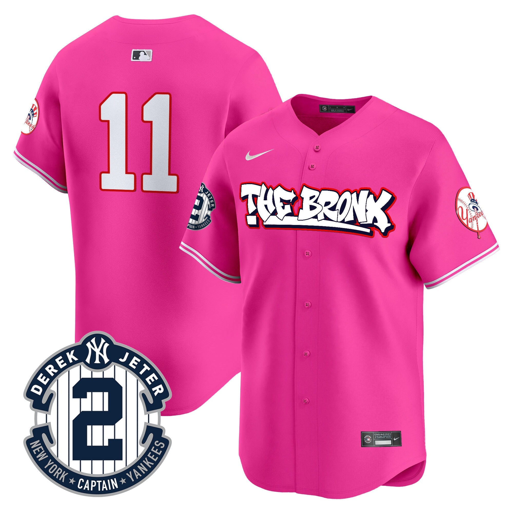 Men’s New York The Bronx Graffiti Vapor Premier Limited Jersey V8