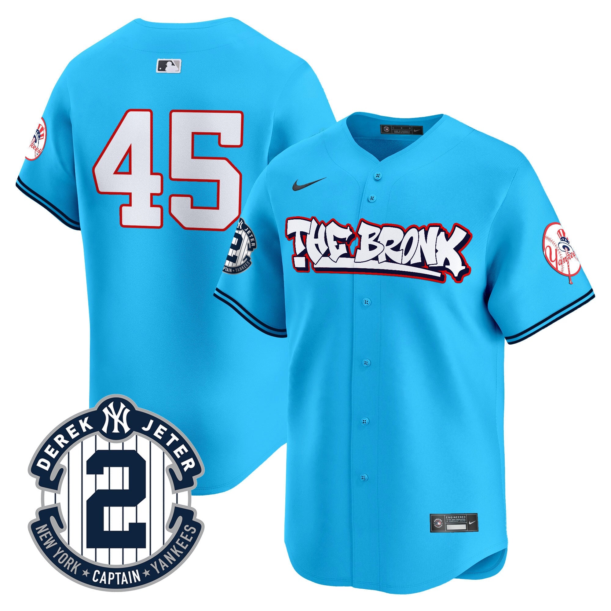 Men’s New York The Bronx Graffiti Vapor Premier Limited Jersey V8