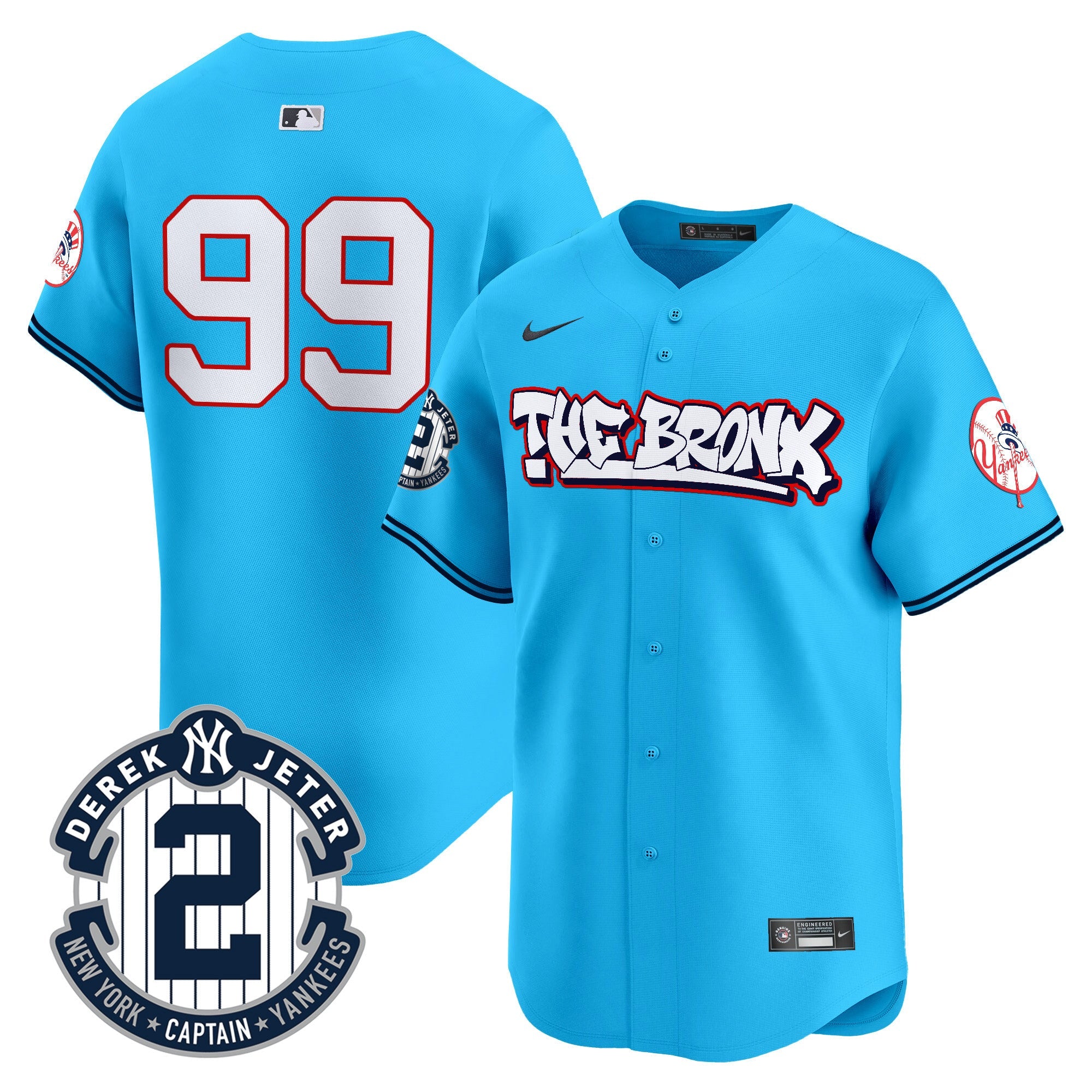 Men’s New York The Bronx Graffiti Vapor Premier Limited Jersey V8