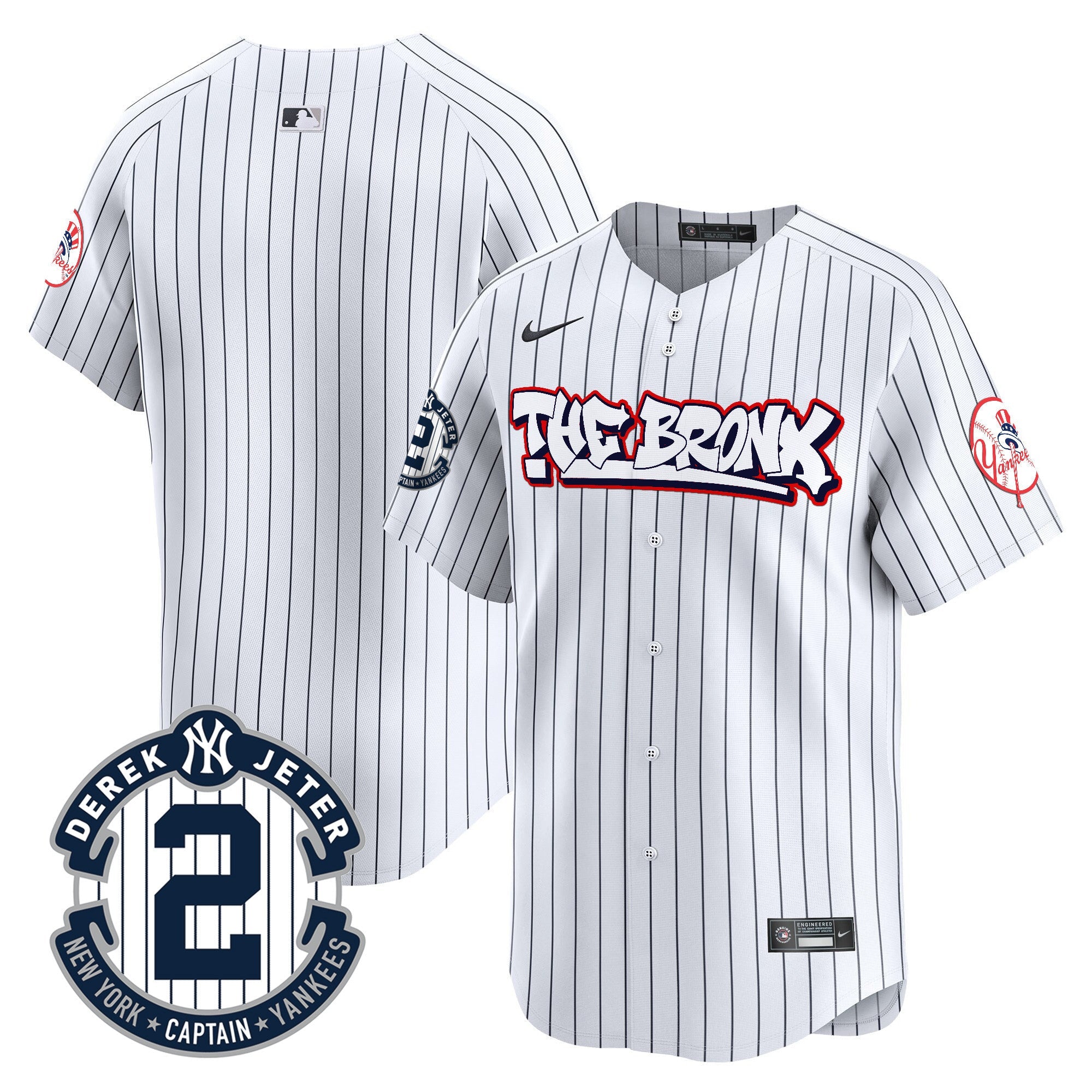 Men’s New York The Bronx Graffiti Vapor Premier Limited Jersey V8