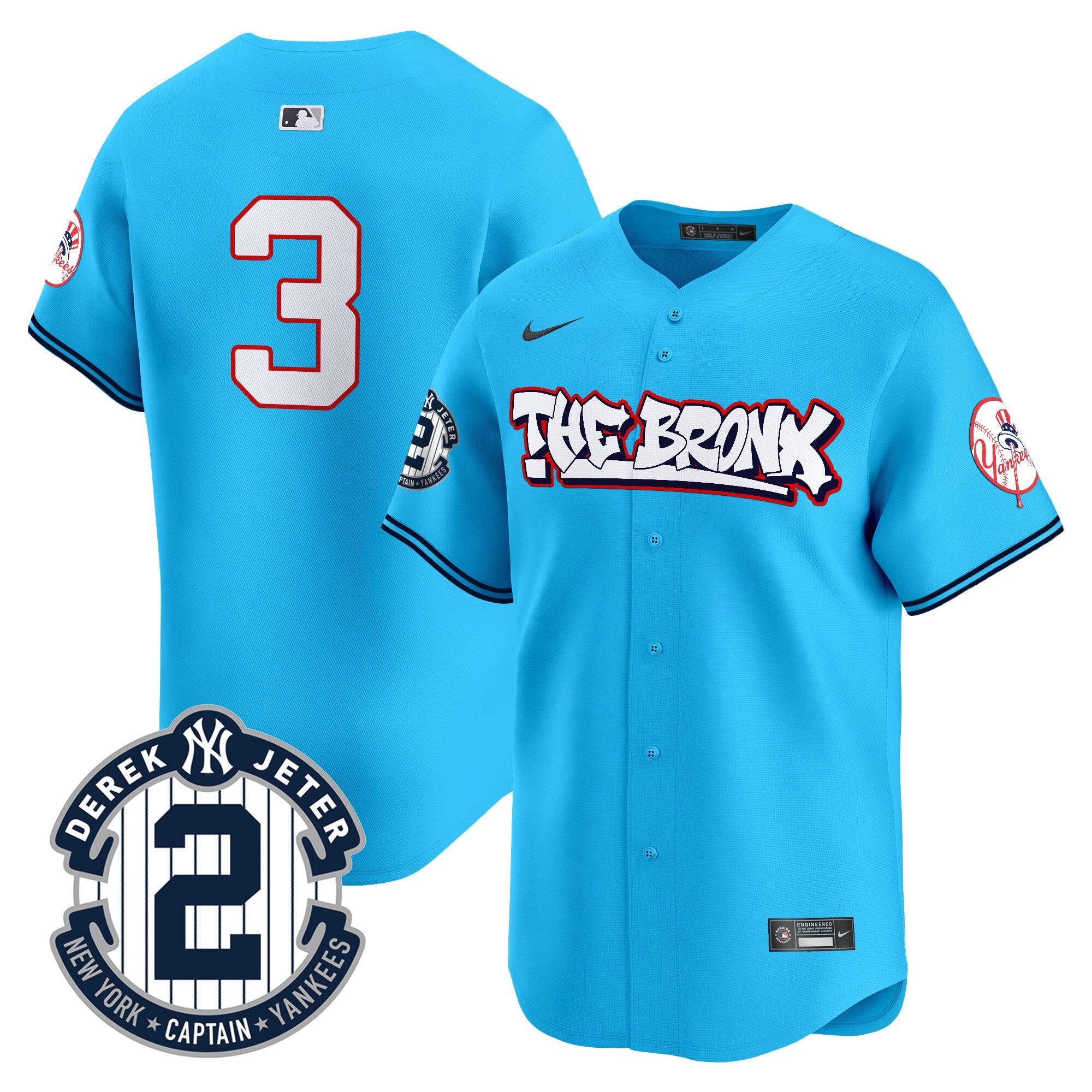 Men’s New York The Bronx Graffiti Vapor Premier Limited Jersey V8