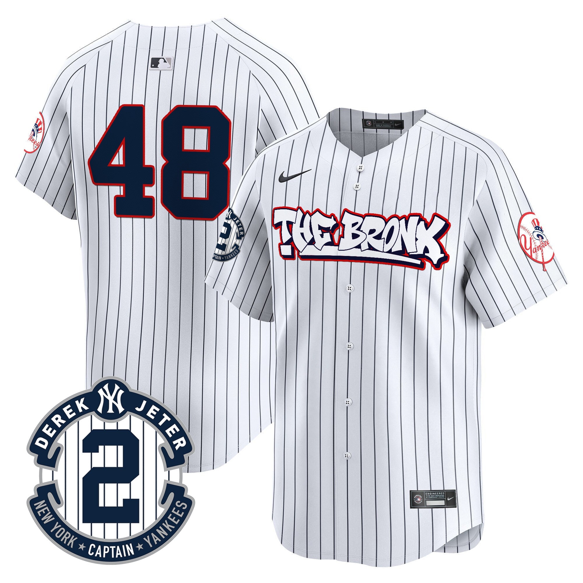 Men’s New York The Bronx Graffiti Vapor Premier Limited Jersey V8