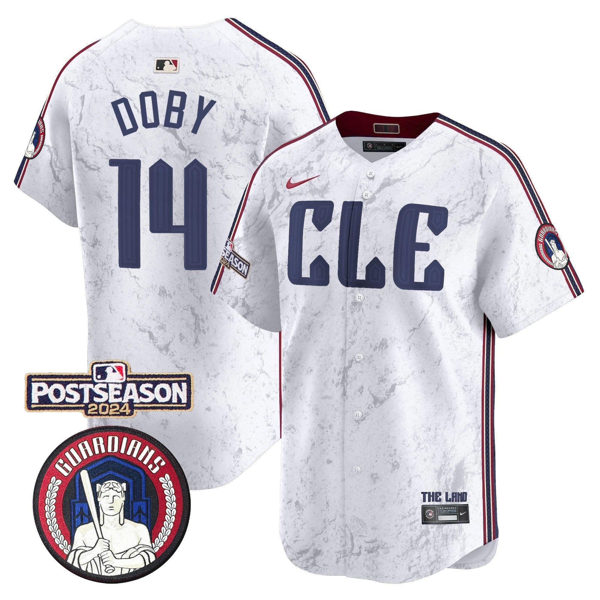 Men’s Cleveland 2024 Postseason Patch City Connect Vapor Premier Limited Jersey