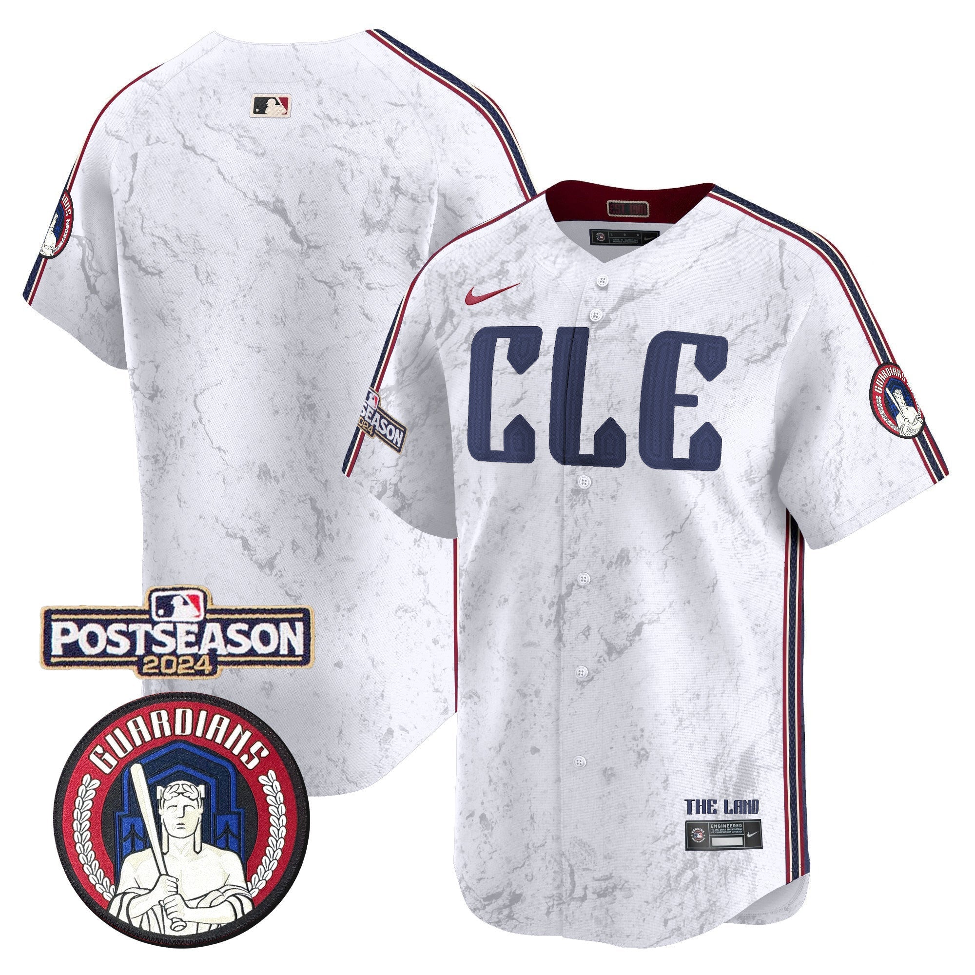 Men’s Cleveland 2024 Postseason Patch City Connect Vapor Premier Limited Jersey
