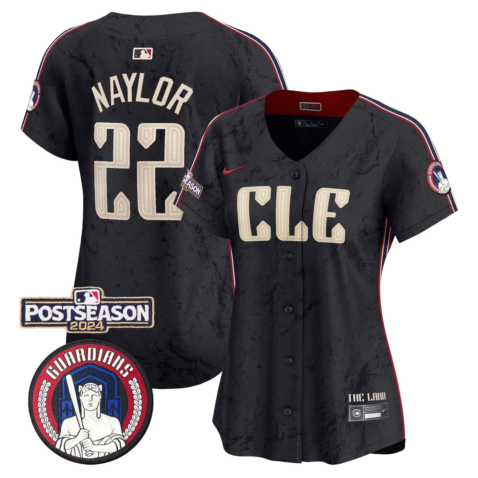 Women’s Cleveland 2024 Postseason Patch City Connect Vapor Premier Limited Jersey