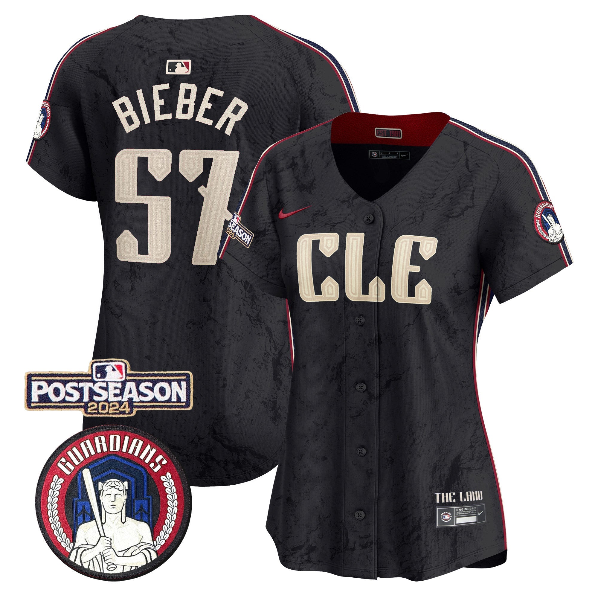 Women’s Cleveland 2024 Postseason Patch City Connect Vapor Premier Limited Jersey
