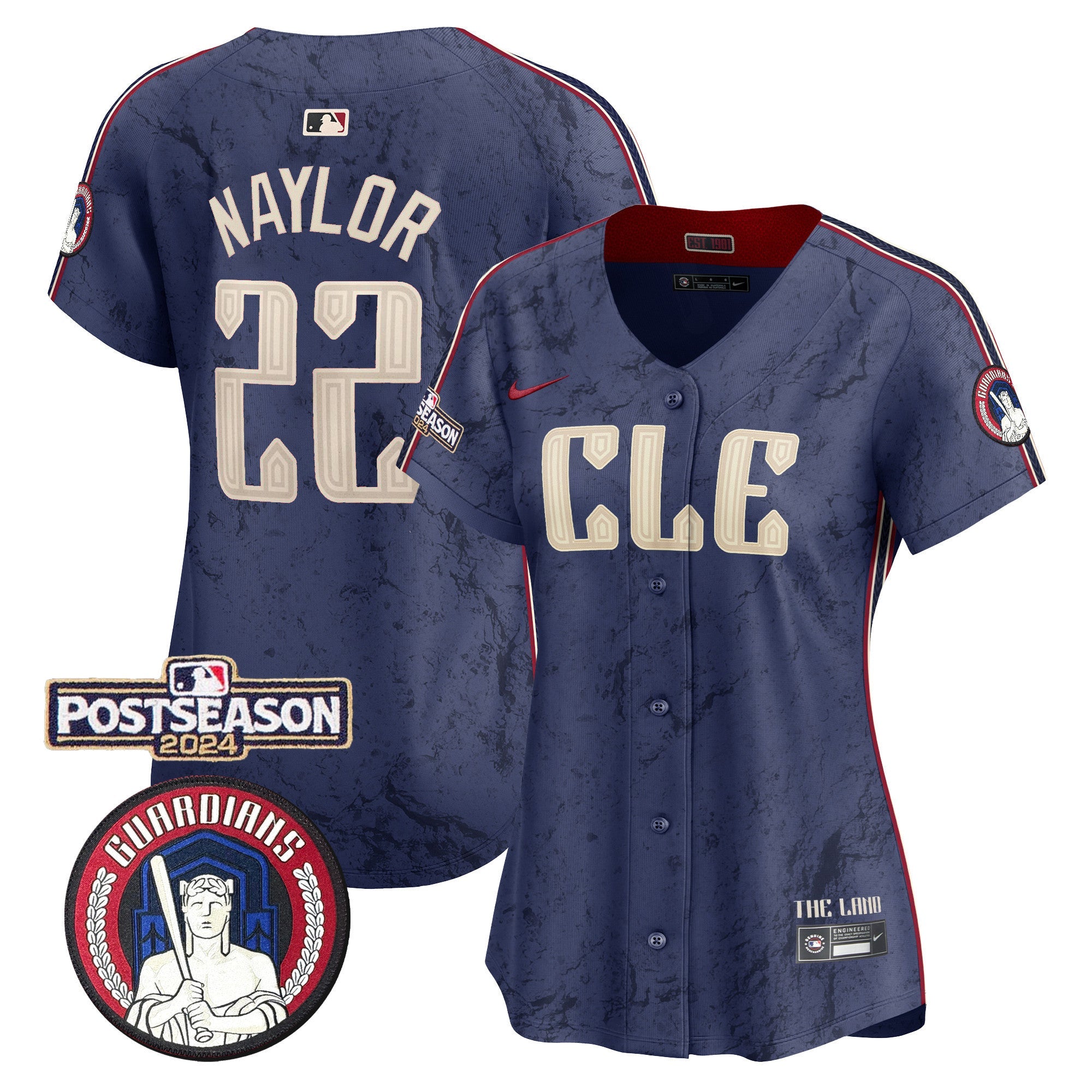 Women’s Cleveland 2024 Postseason Patch City Connect Vapor Premier Limited Jersey