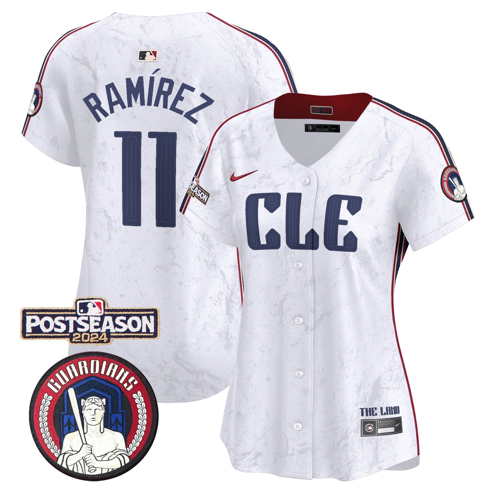Women’s Cleveland 2024 Postseason Patch City Connect Vapor Premier Limited Jersey