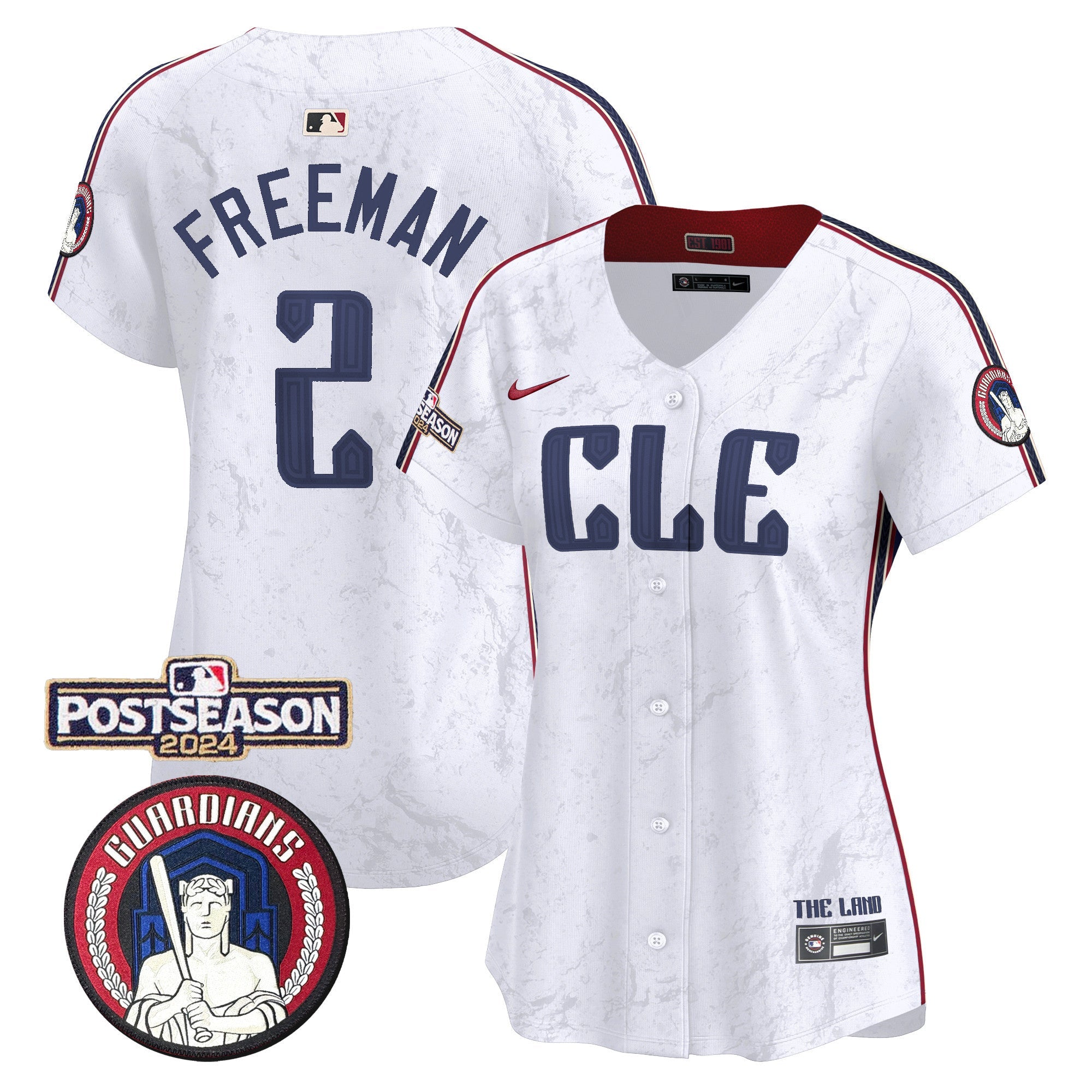 Women’s Cleveland 2024 Postseason Patch City Connect Vapor Premier Limited Jersey