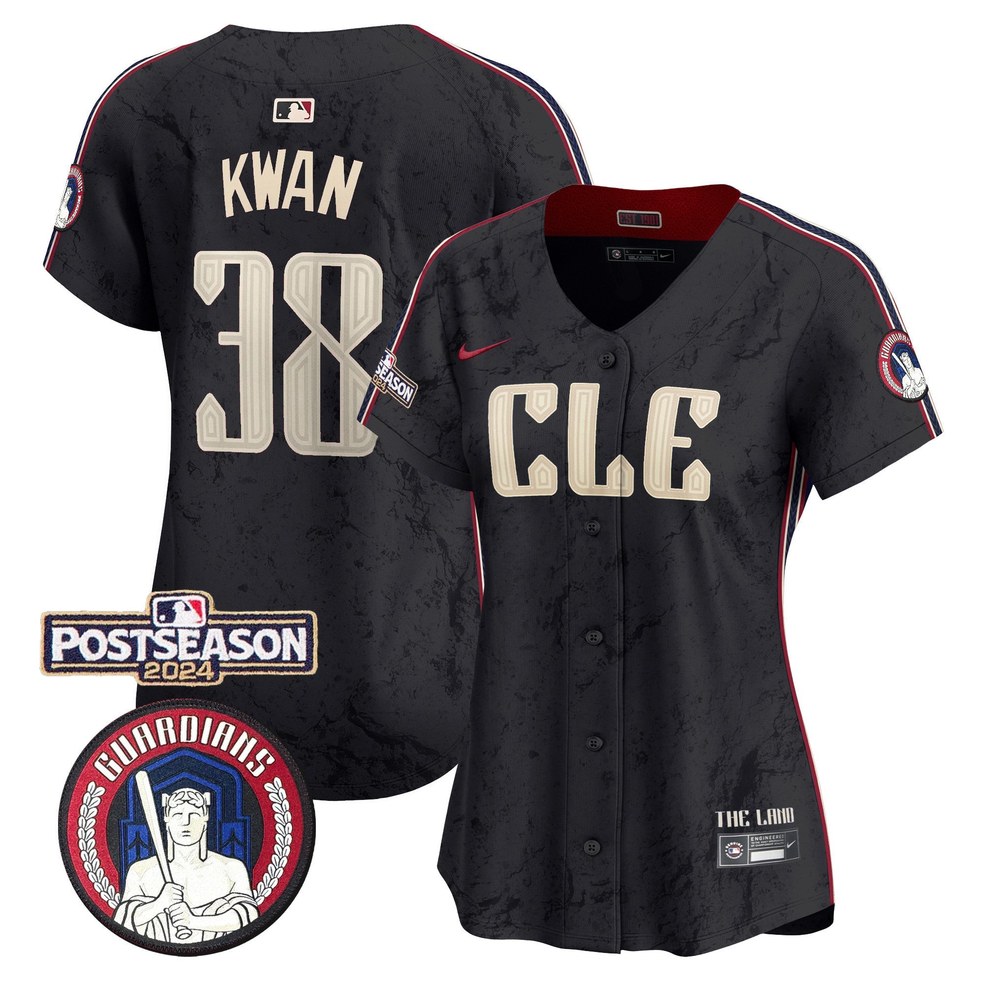 Women’s Cleveland 2024 Postseason Patch City Connect Vapor Premier Limited Jersey