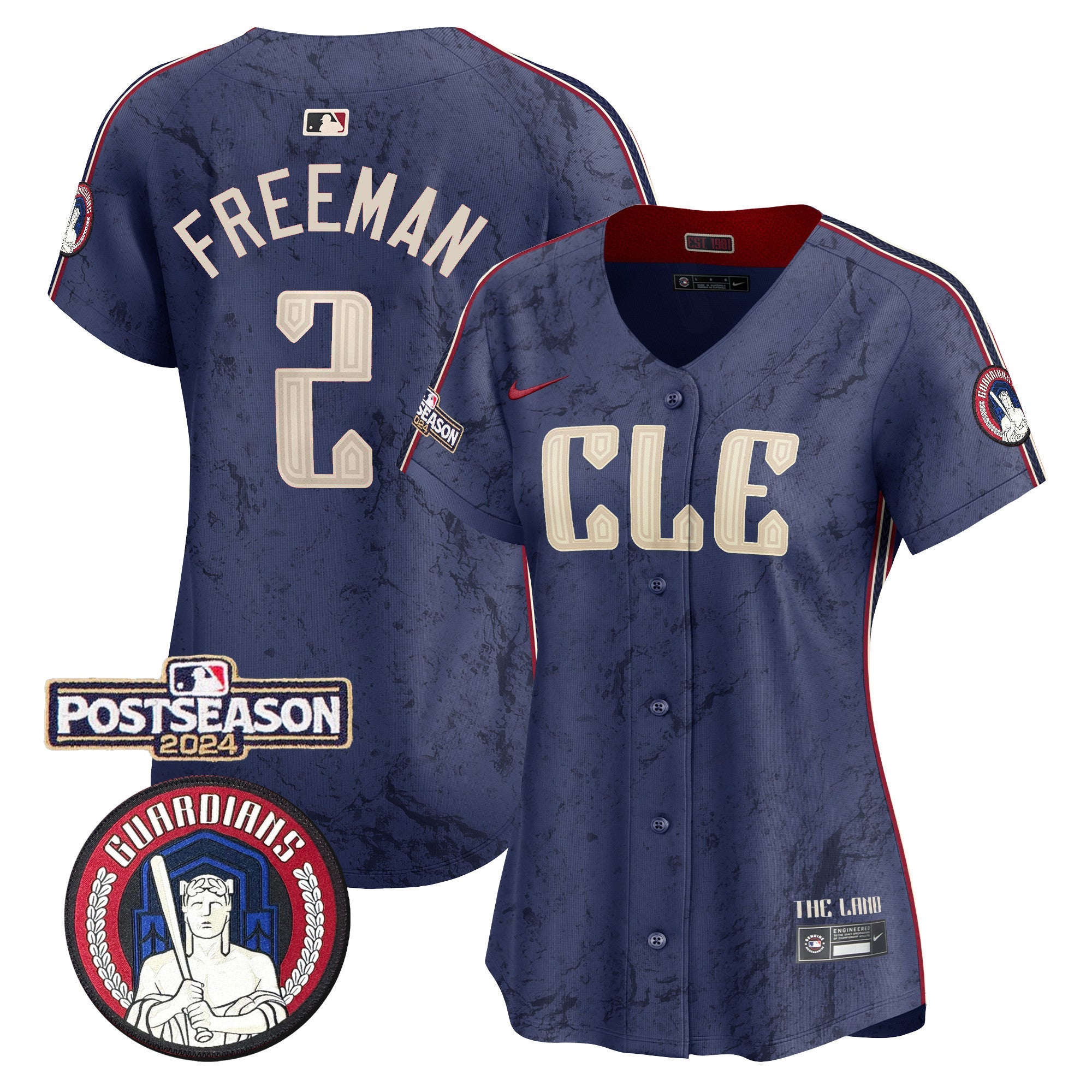 Women’s Cleveland 2024 Postseason Patch City Connect Vapor Premier Limited Jersey
